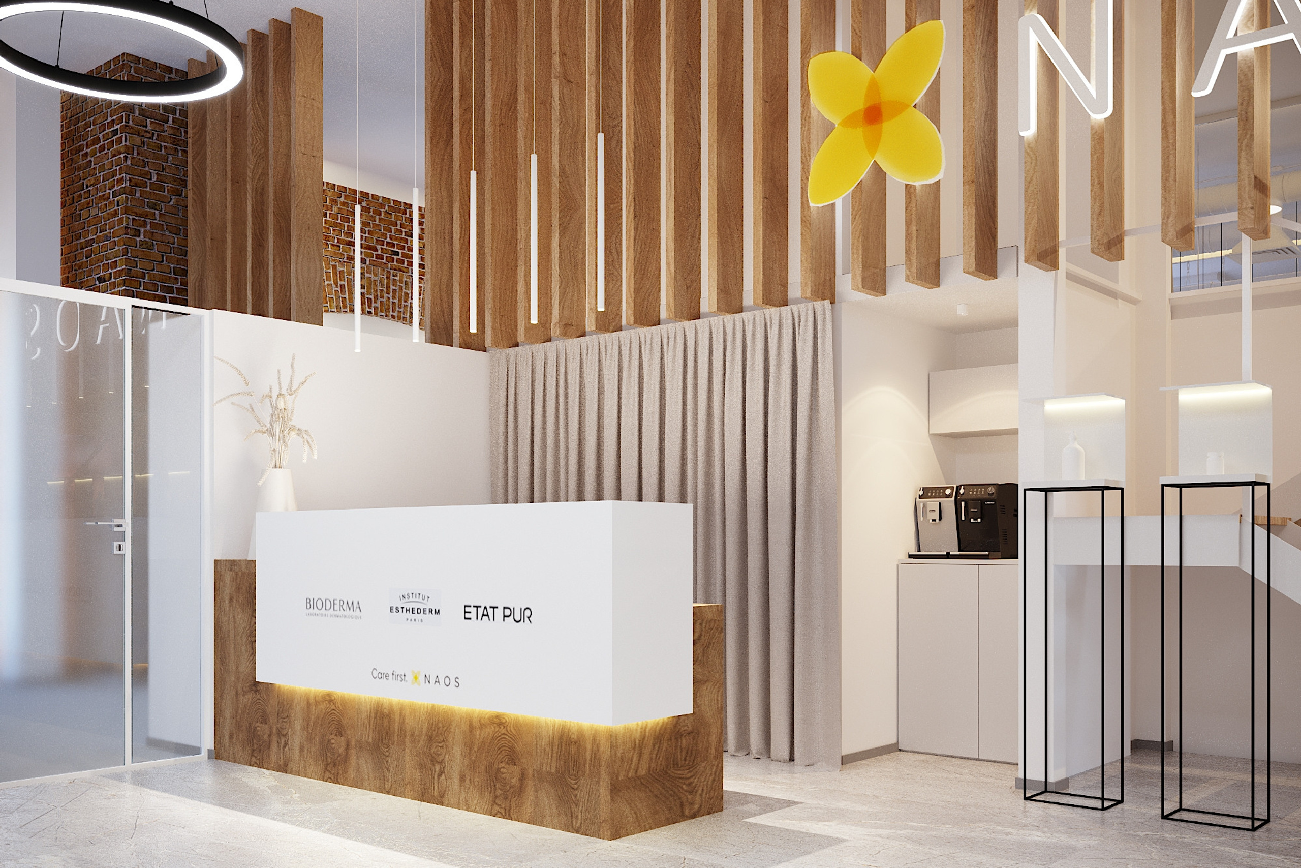 Офис для косметической компании.