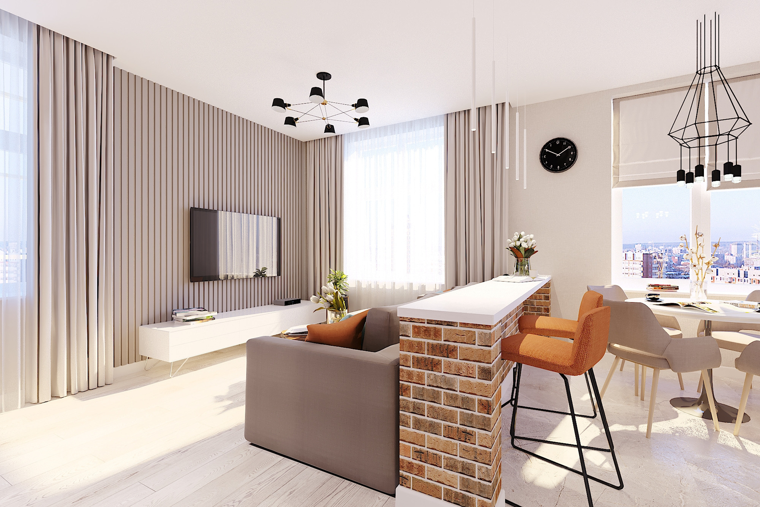 ЖК Рассказово. 2-к квартира. 68 м².