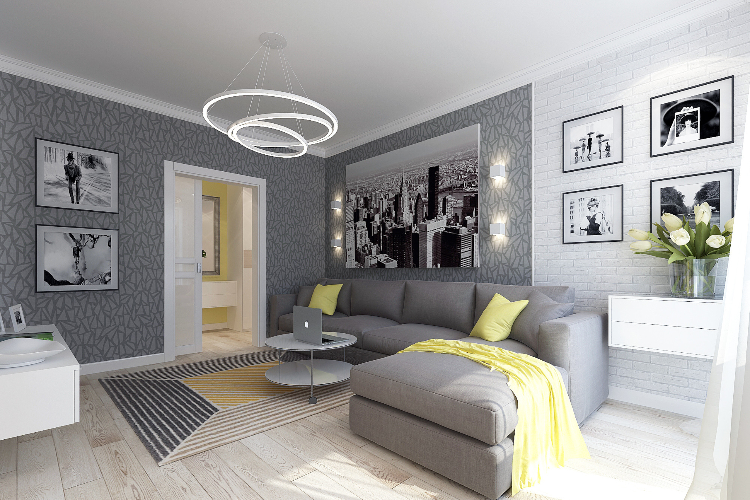 ЖК Новое Домодедово. 3-к квартира. 75 м².