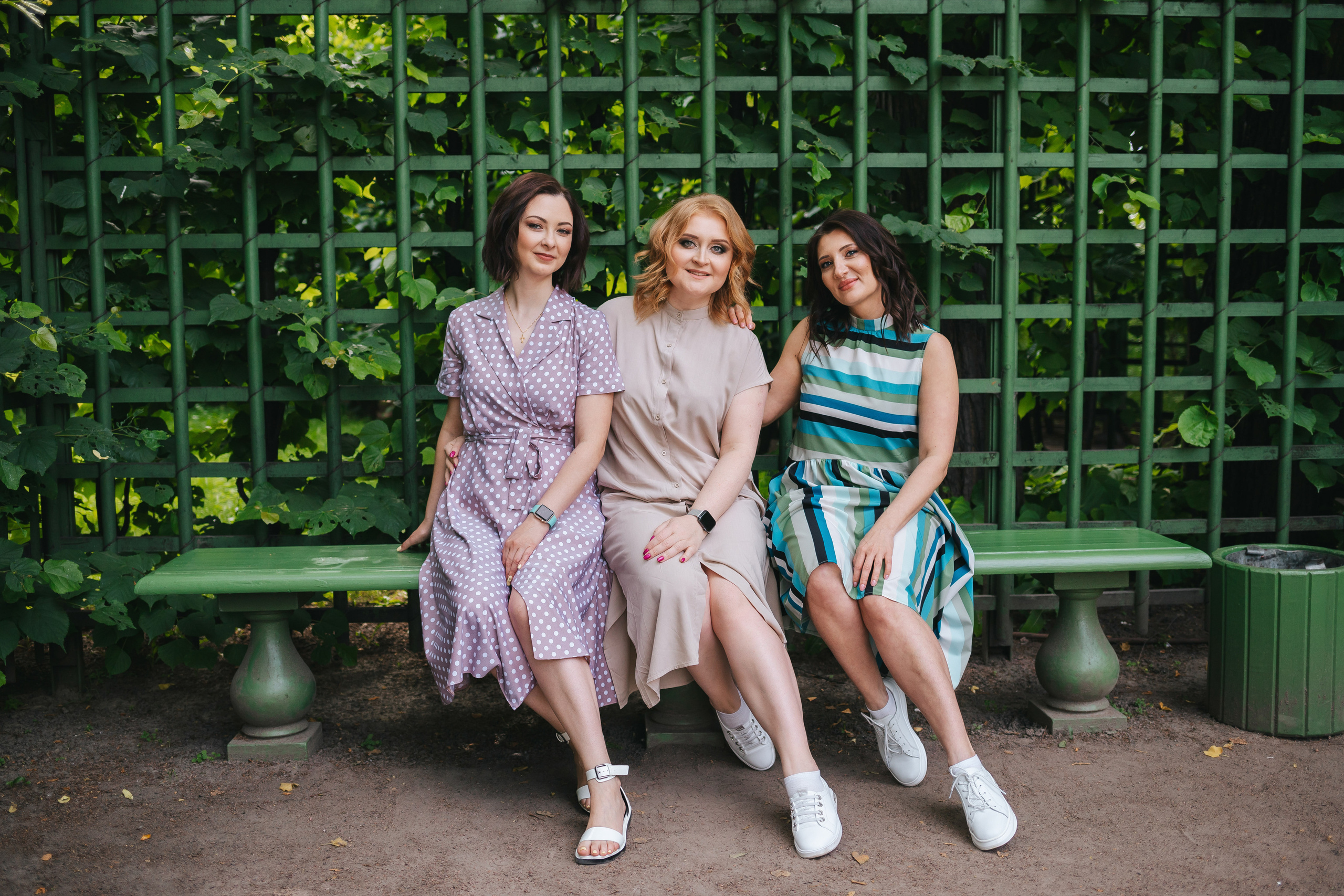 Фотосессия трёх подружек