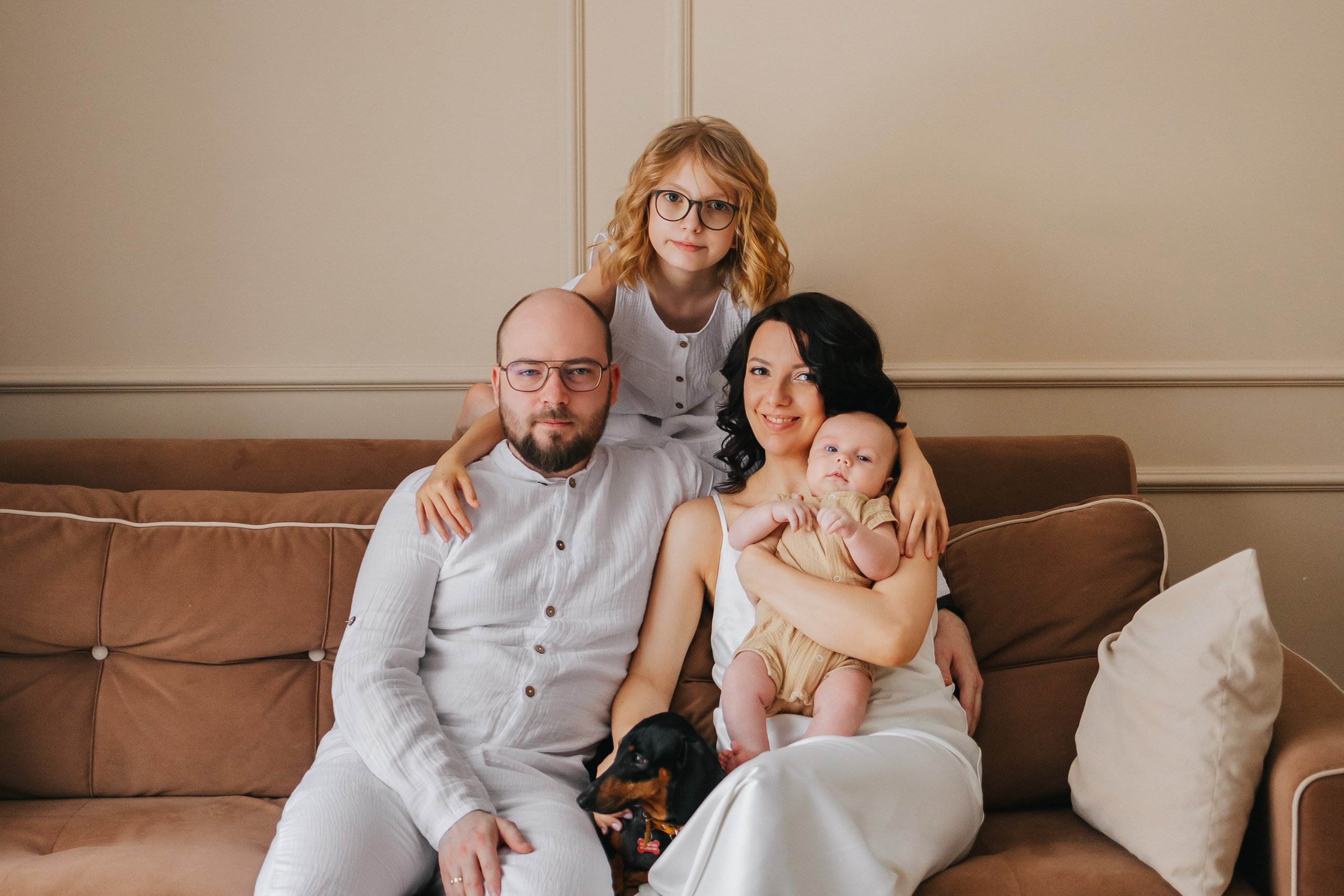 Саша, Саша, Ксюша и Лев