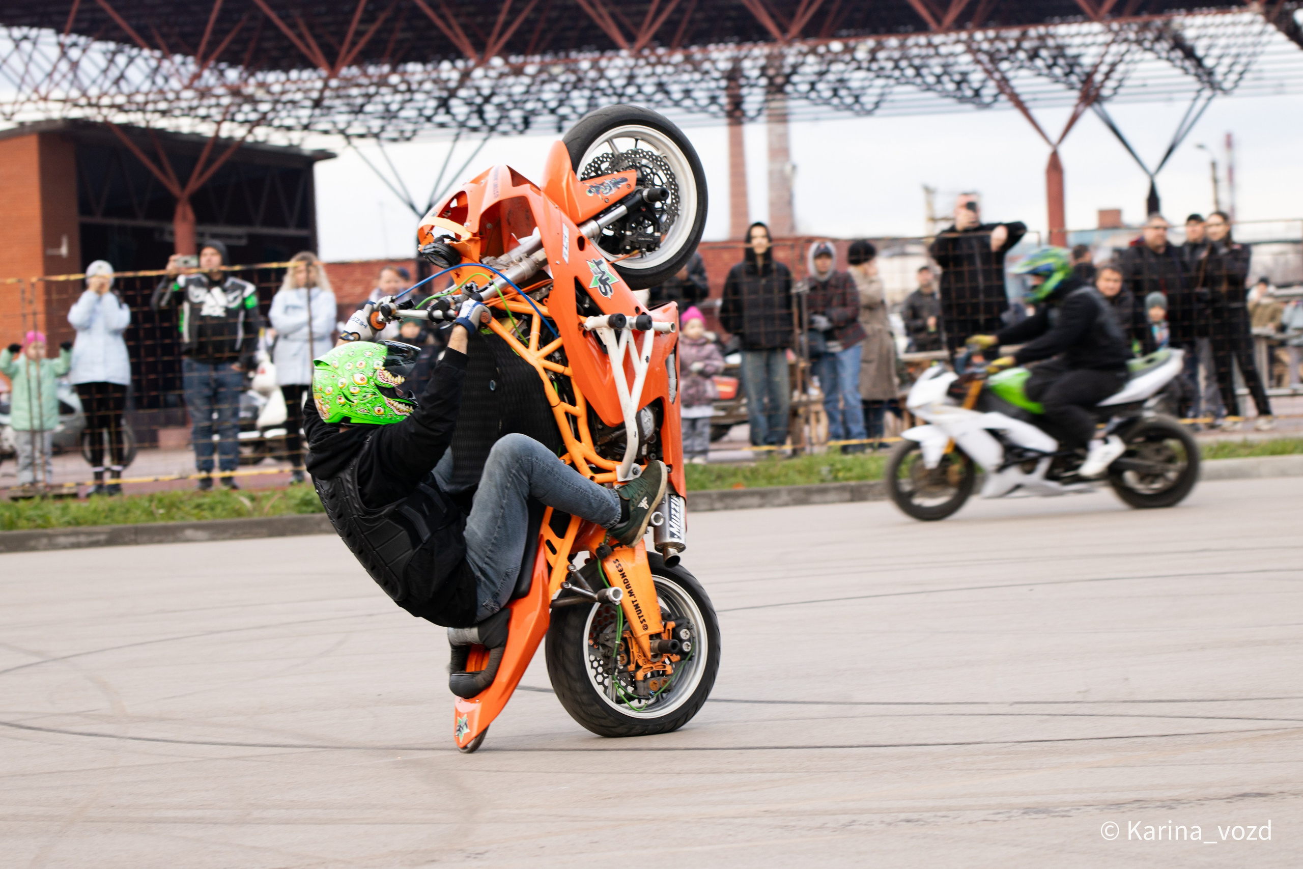 Выступление команды МОТО ШОУ SMT (Стантрайдинг, мотошоу)