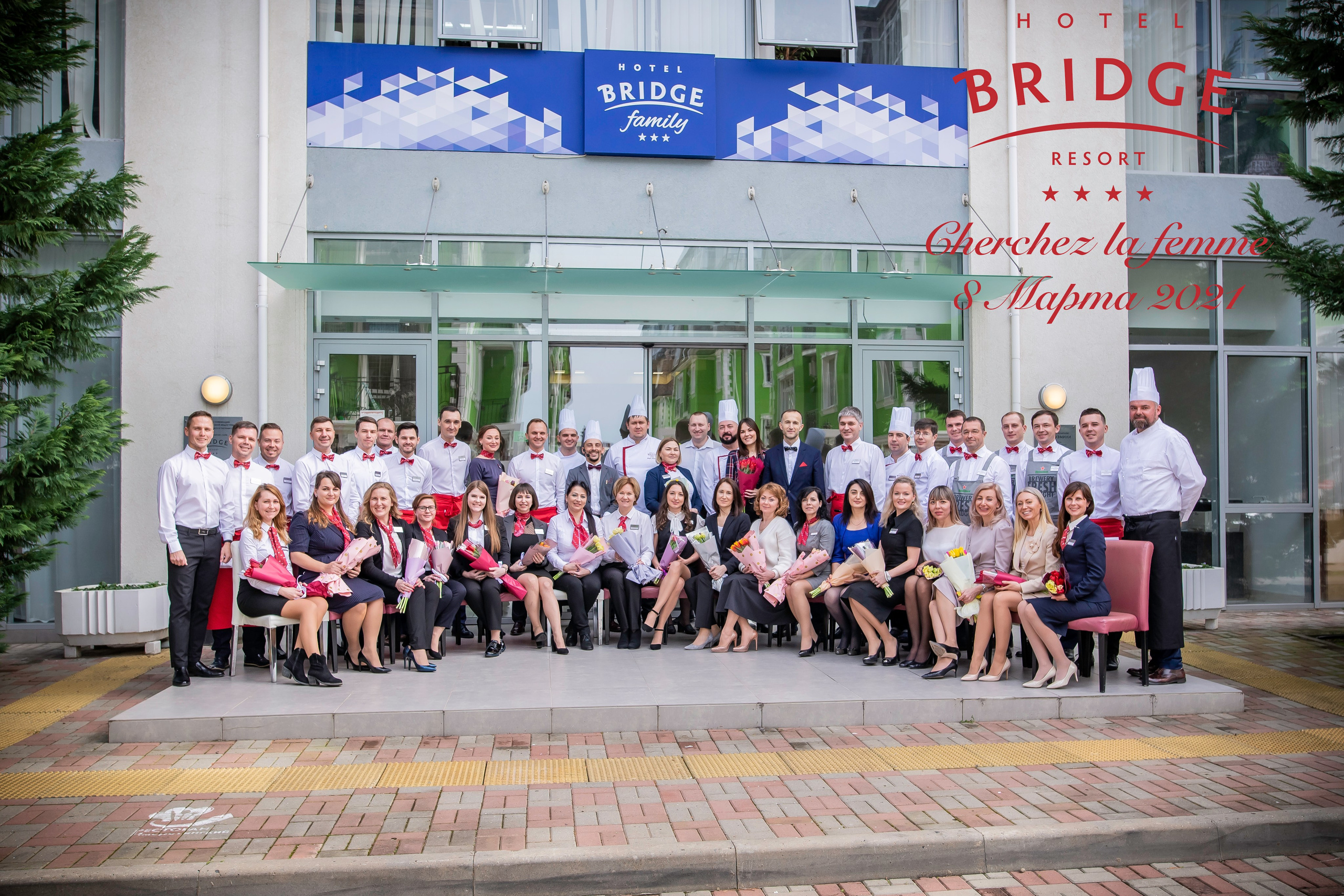 Bridge Resort. 8 марта. Поздравление от мужчин.