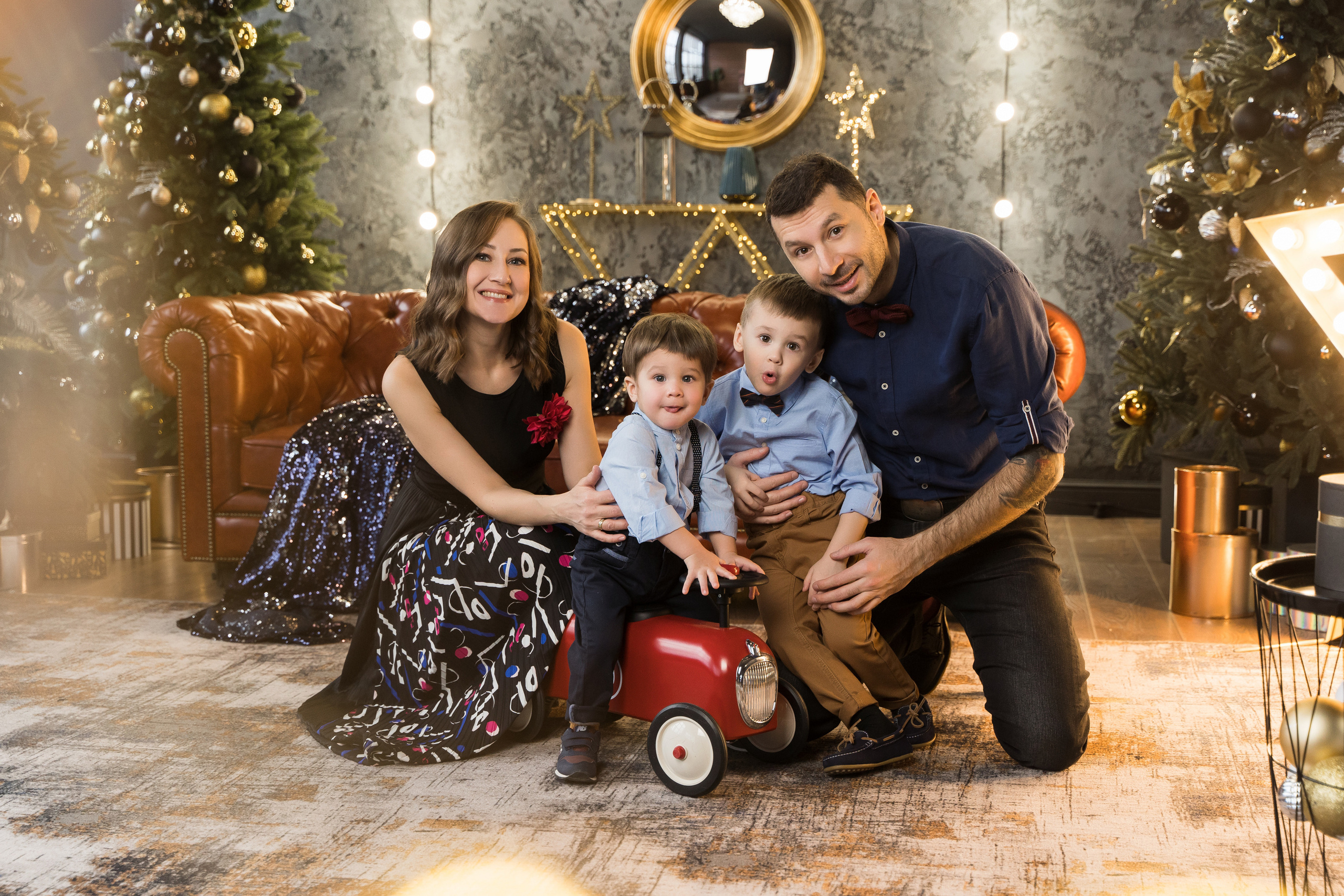 Новогодняя фотосессия в зале Комо