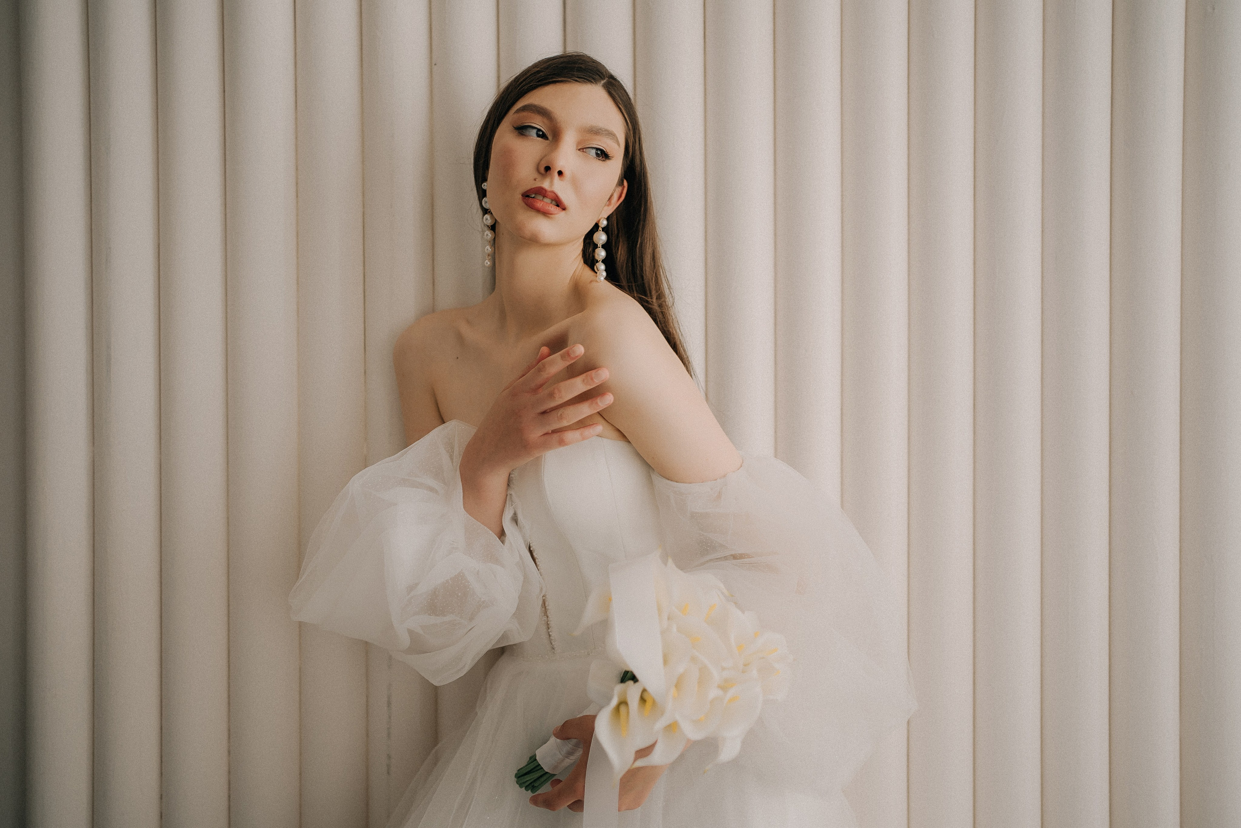 Максим, София в фотостудии