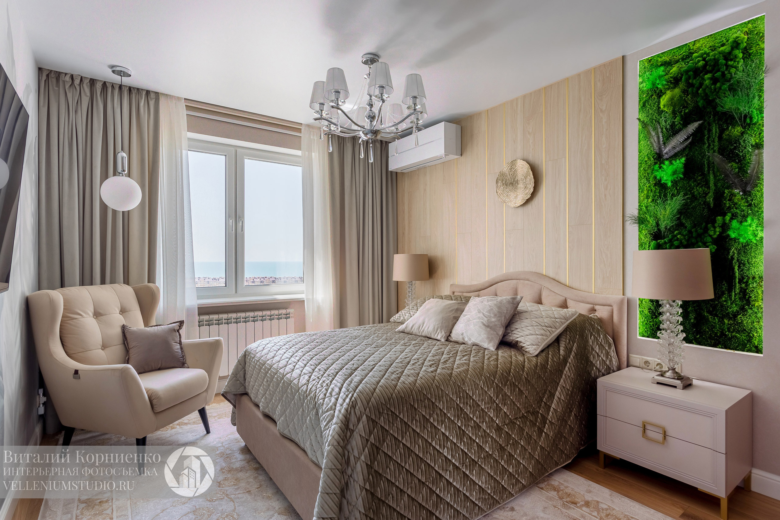 Фотосъемка реализованного дизайн проекта дизайнера интерьера из Анапы