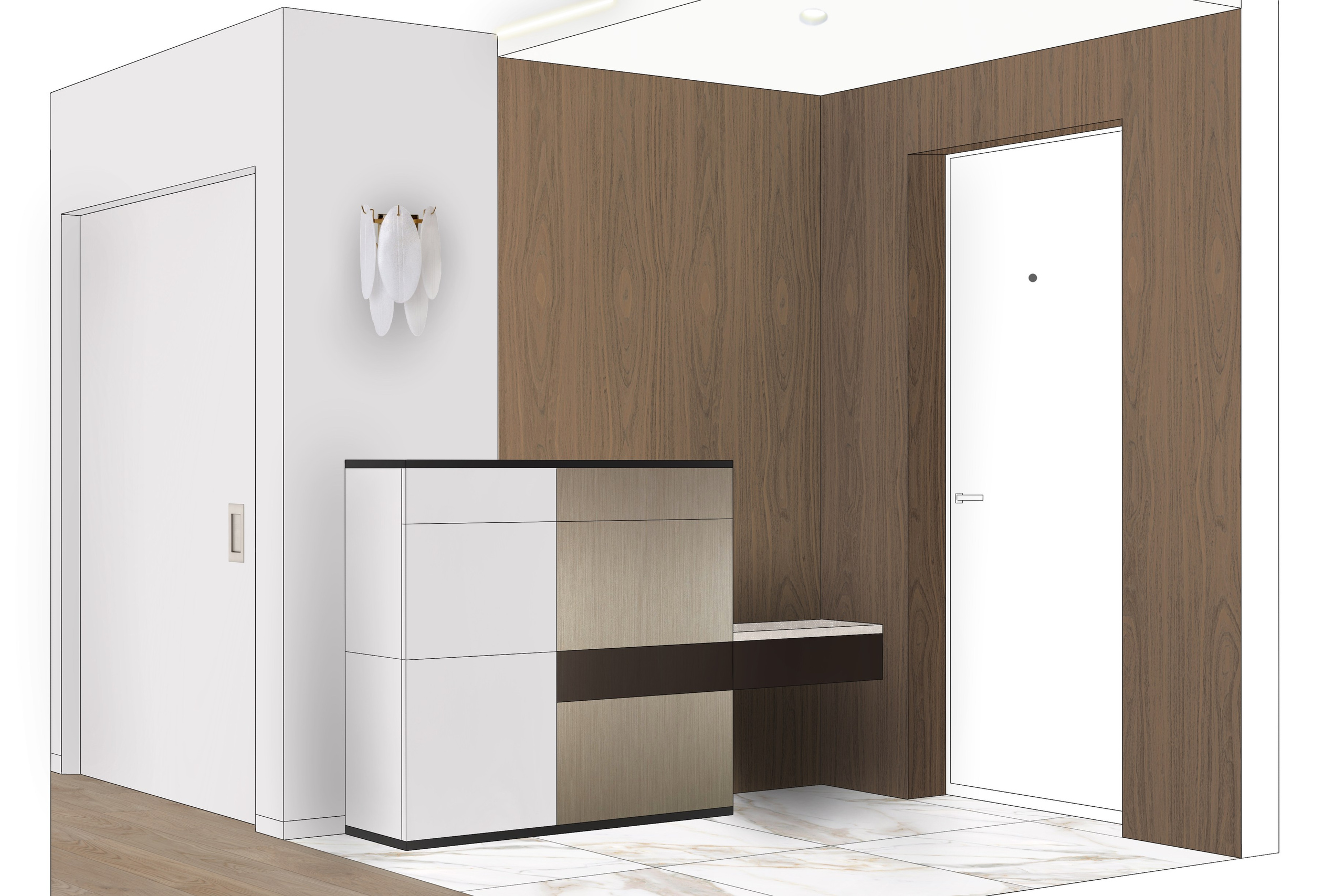 Квартира (дизайнер Елена Яушкина)