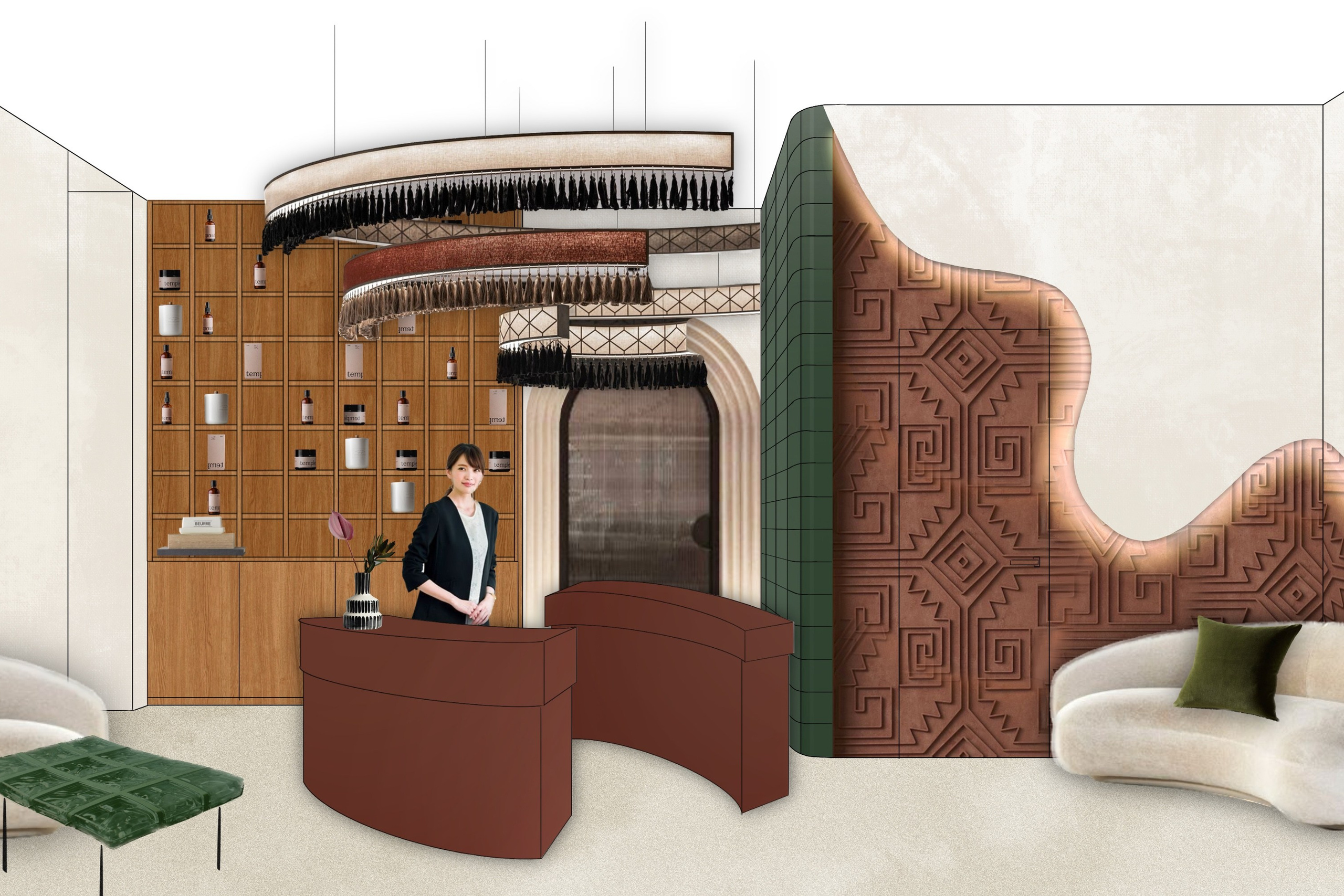 Спа (дизайнеры Ирма Чигарова и Лидия Ефремова)