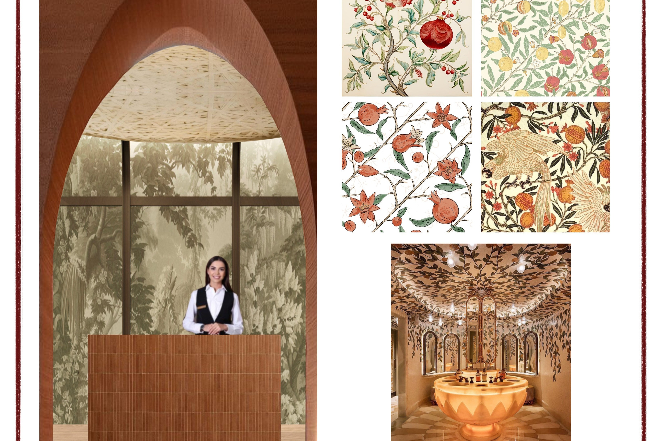 Ресторан (дизайнеры Ирма Чигарова и Лидия Ефремова)