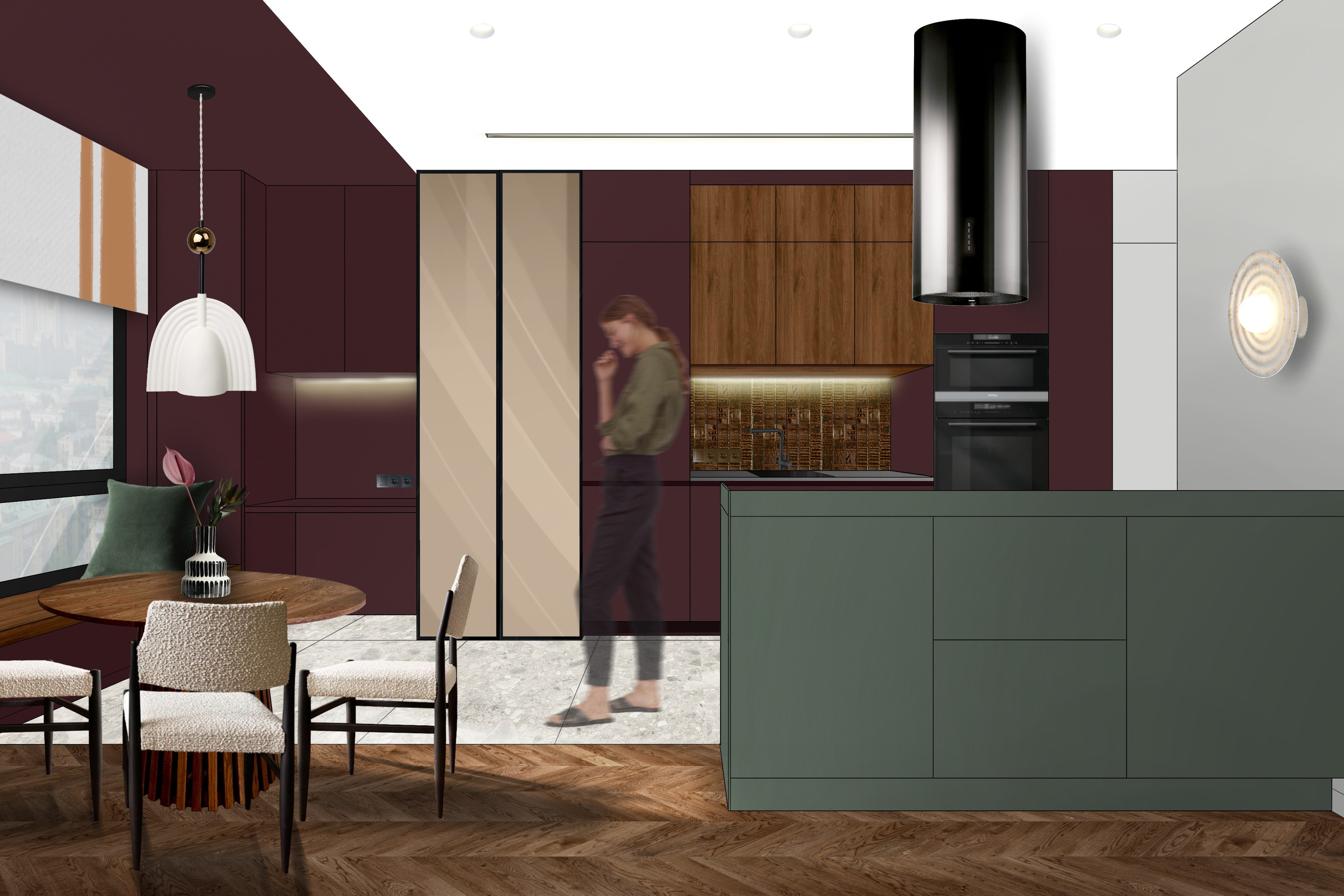 Квартира (дизайнер Елена Яушкина)