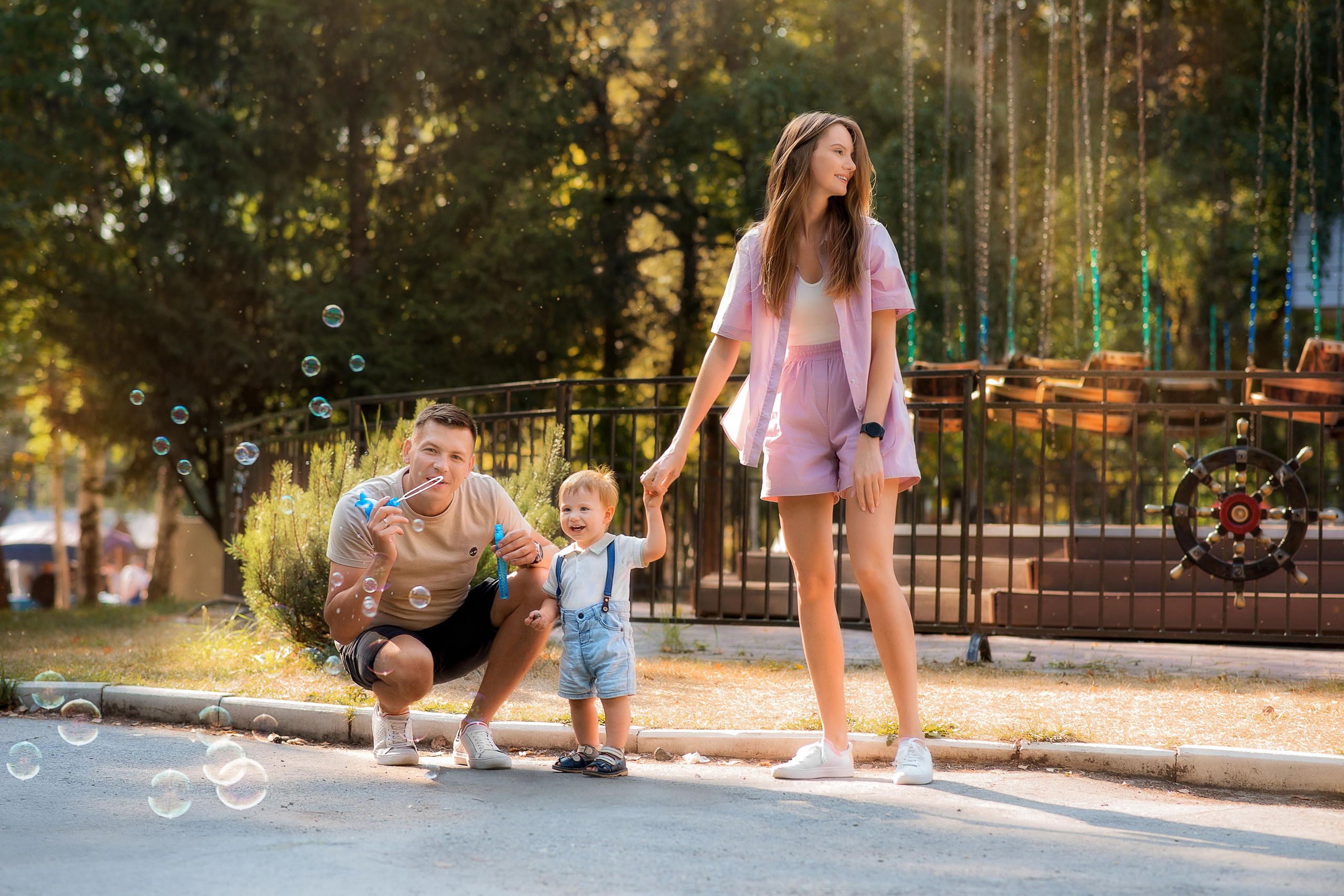 Данил, 1 годик (прогулочная фотосессия ЦПКиО Маяковского)