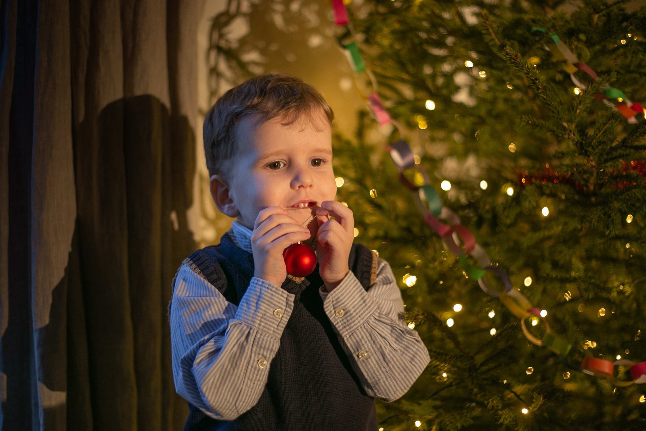 Новый год в кругу семьи (съемка в студии)