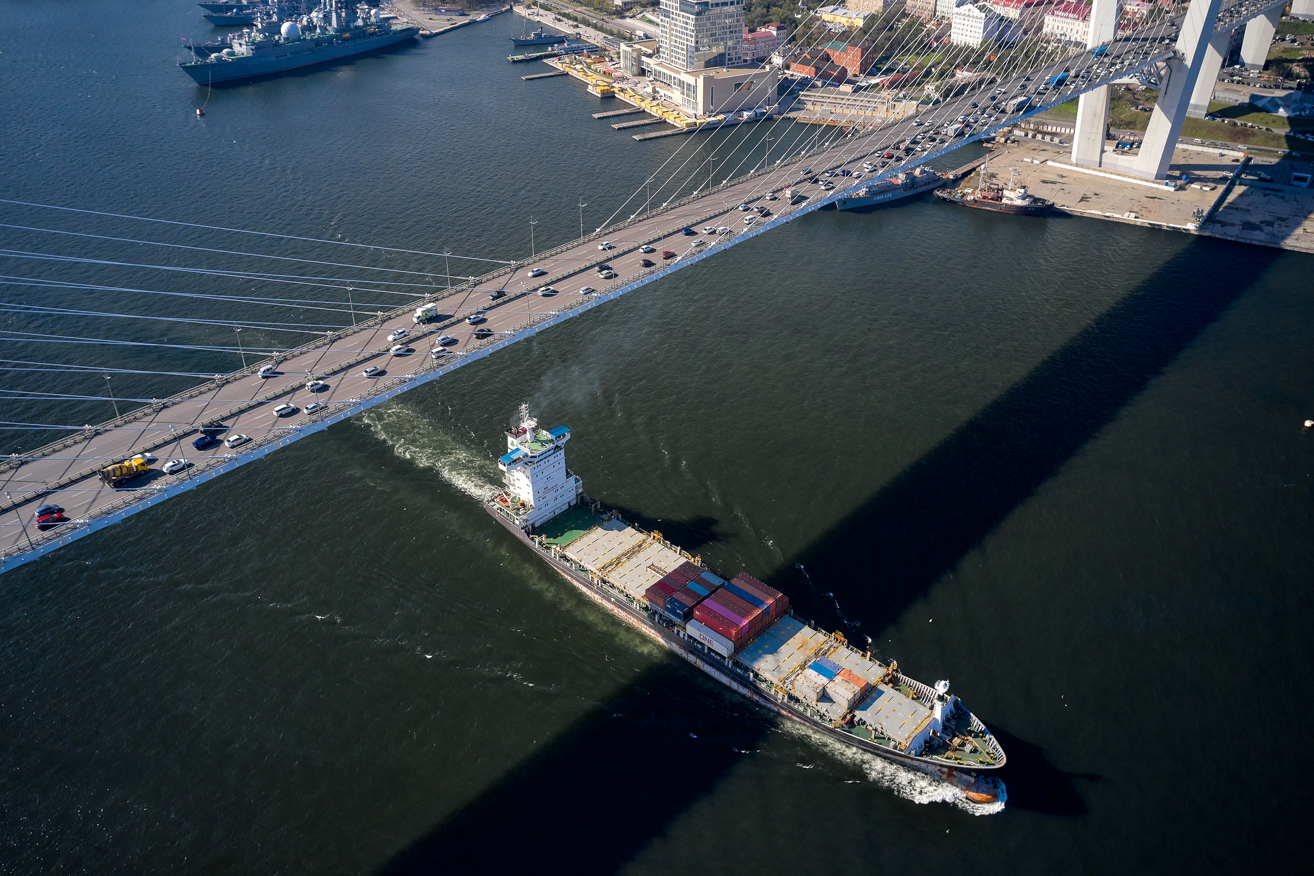 Судозаход линии ONE в терминал PacificLogistic