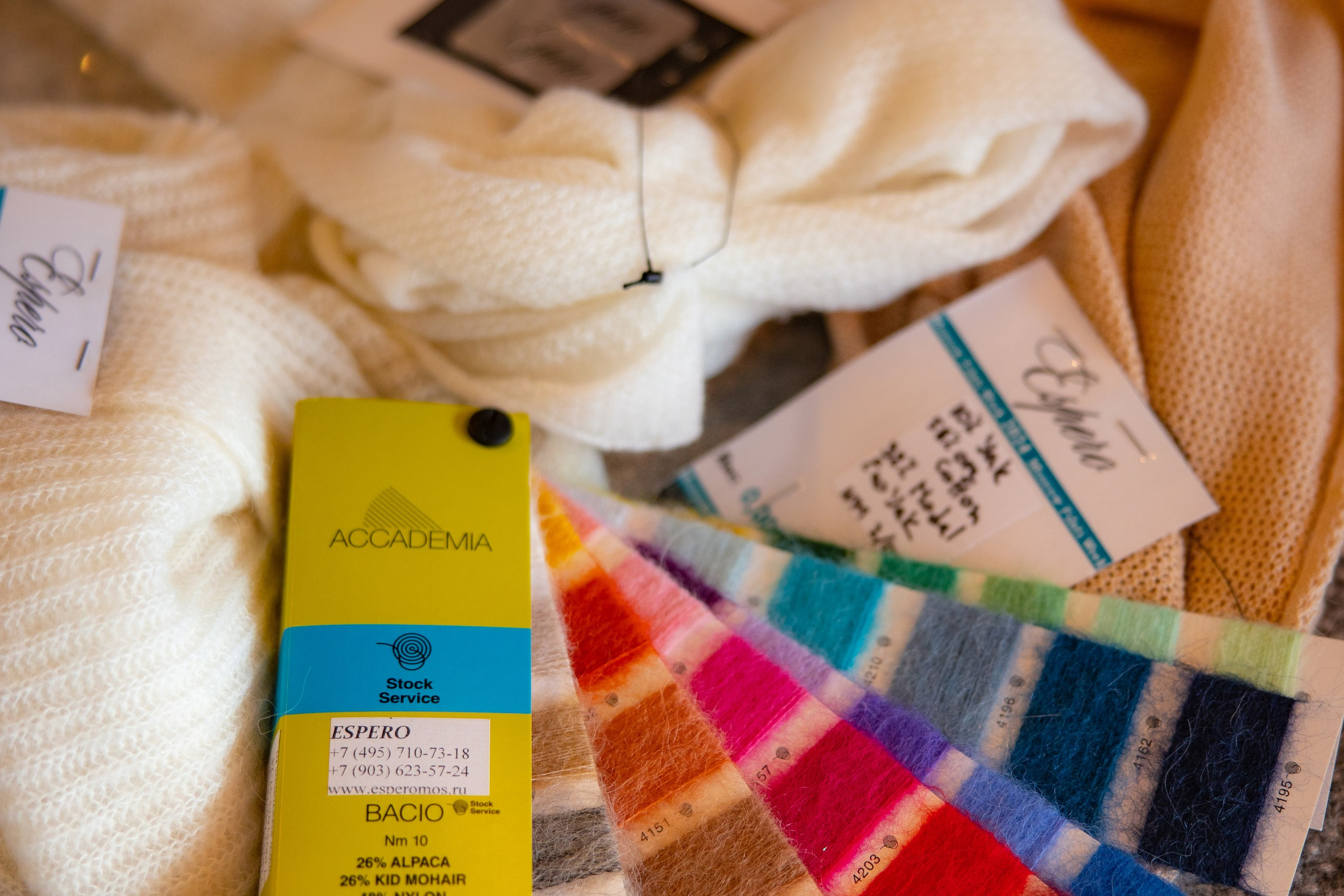 Выставка Espero Moscow Filati Week. Фотограф Москва