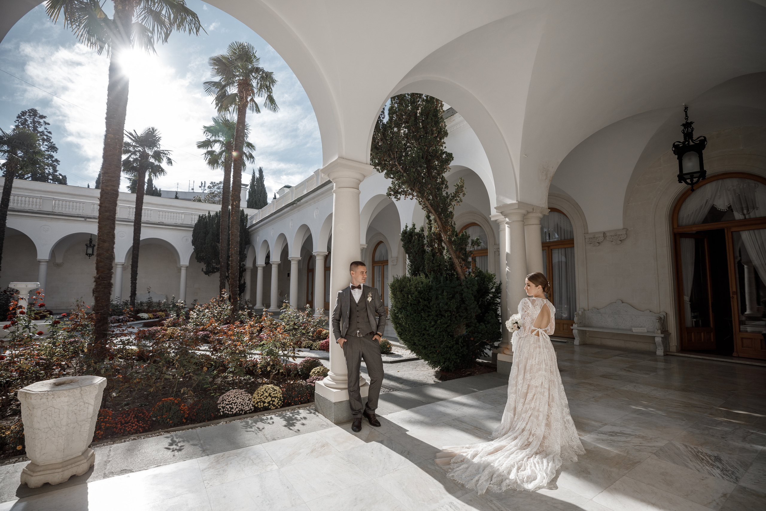 Свадебная фотосессия в Ливадийском дворце