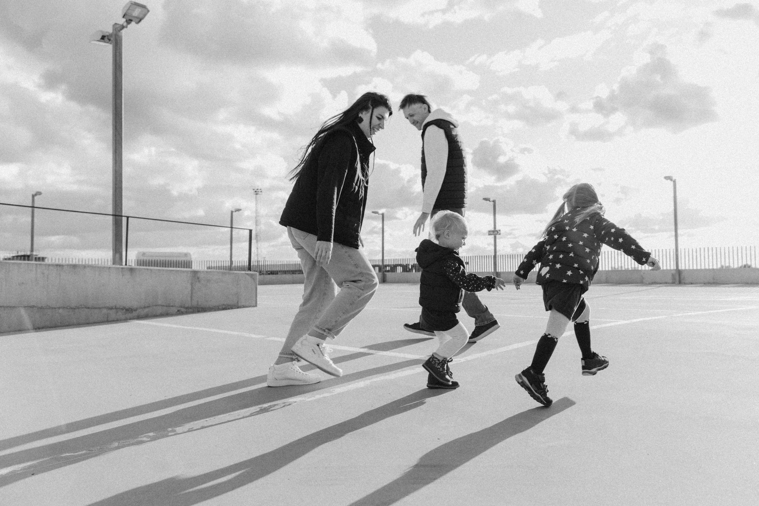 Годовщина на крыше парковки