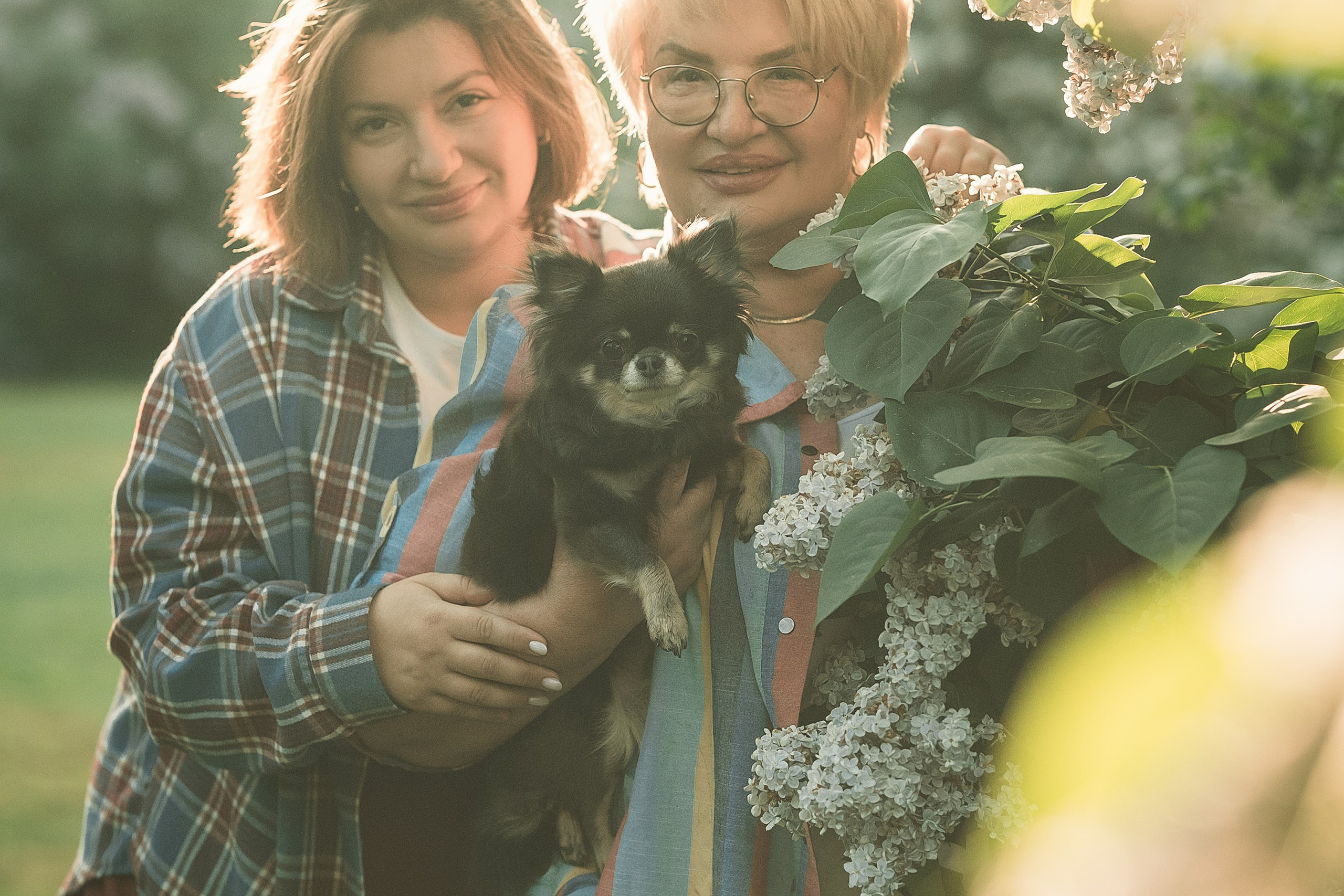 Фотосессия с собакой в парке