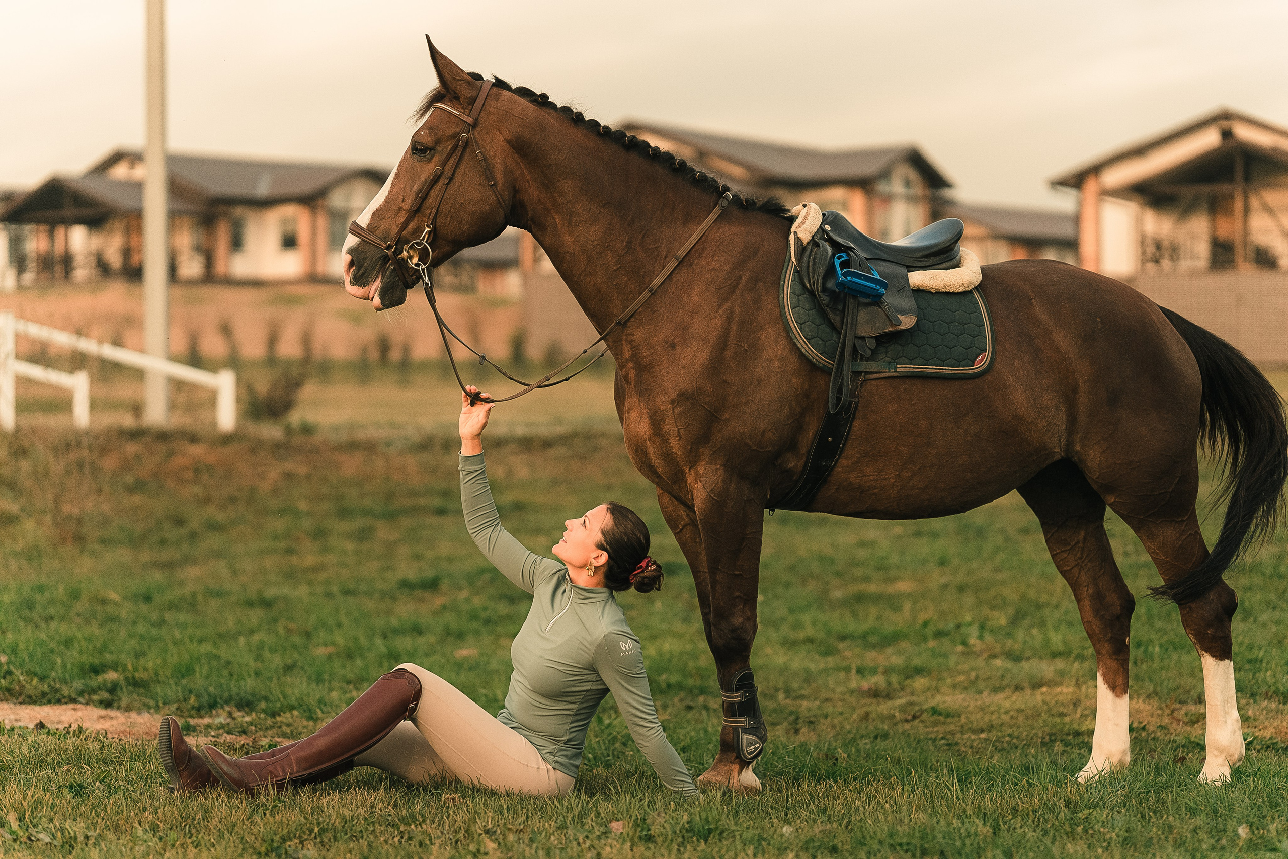 Съёмки с лошадьми