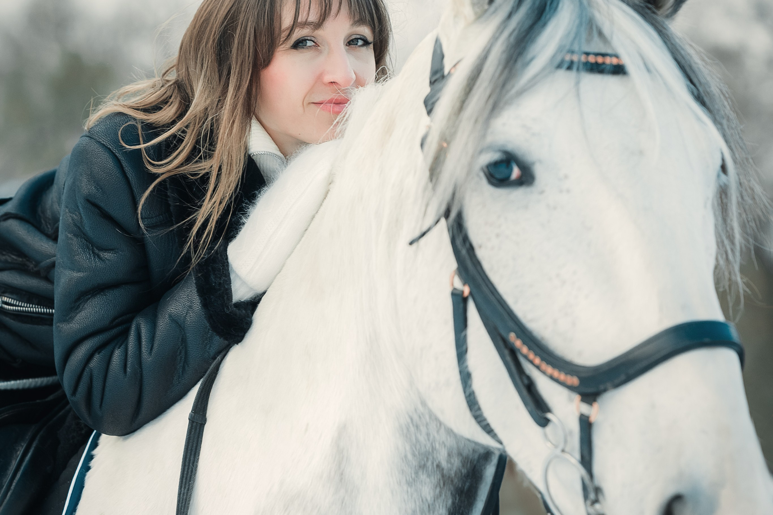 Съёмки с лошадьми