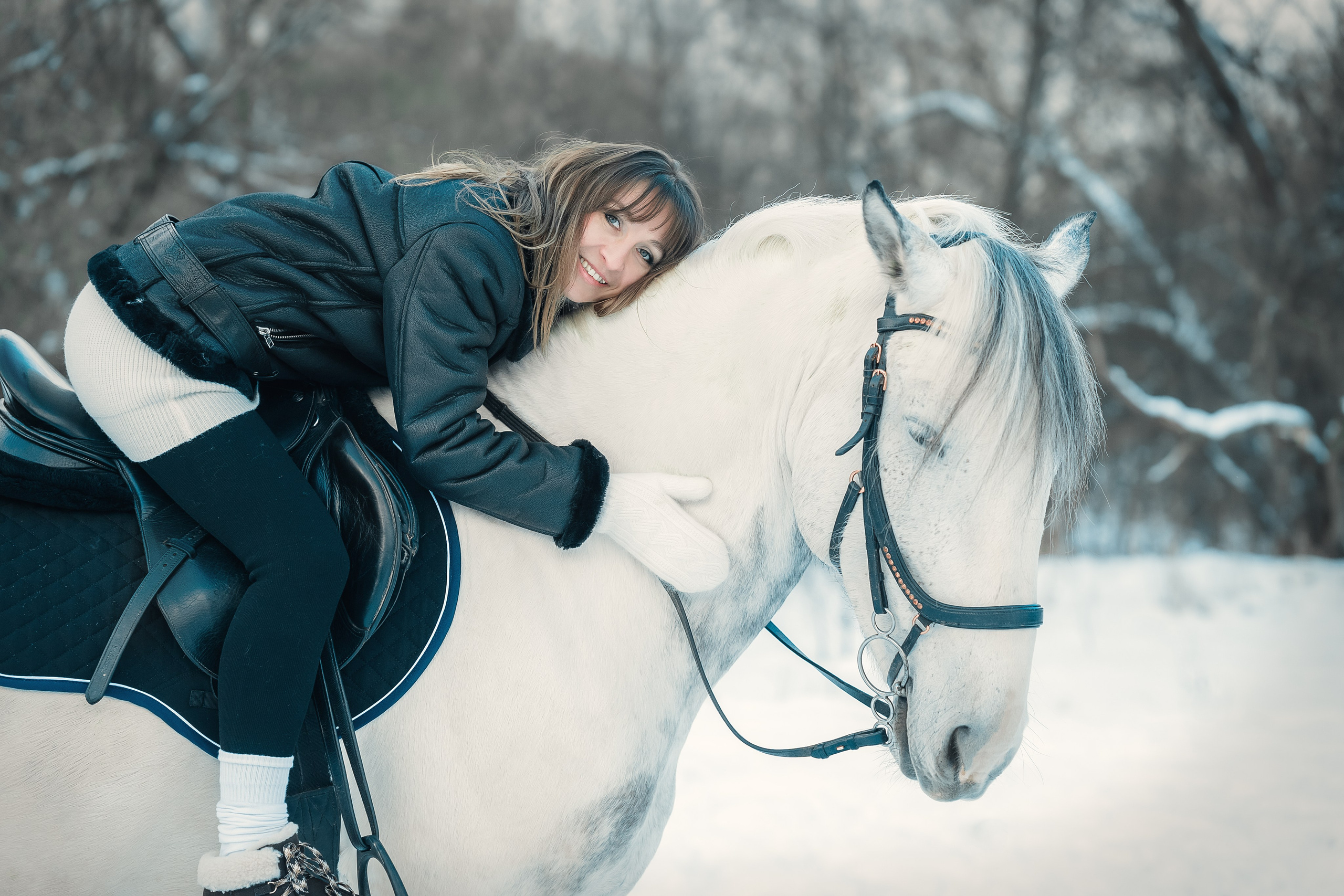 Съёмки с лошадьми