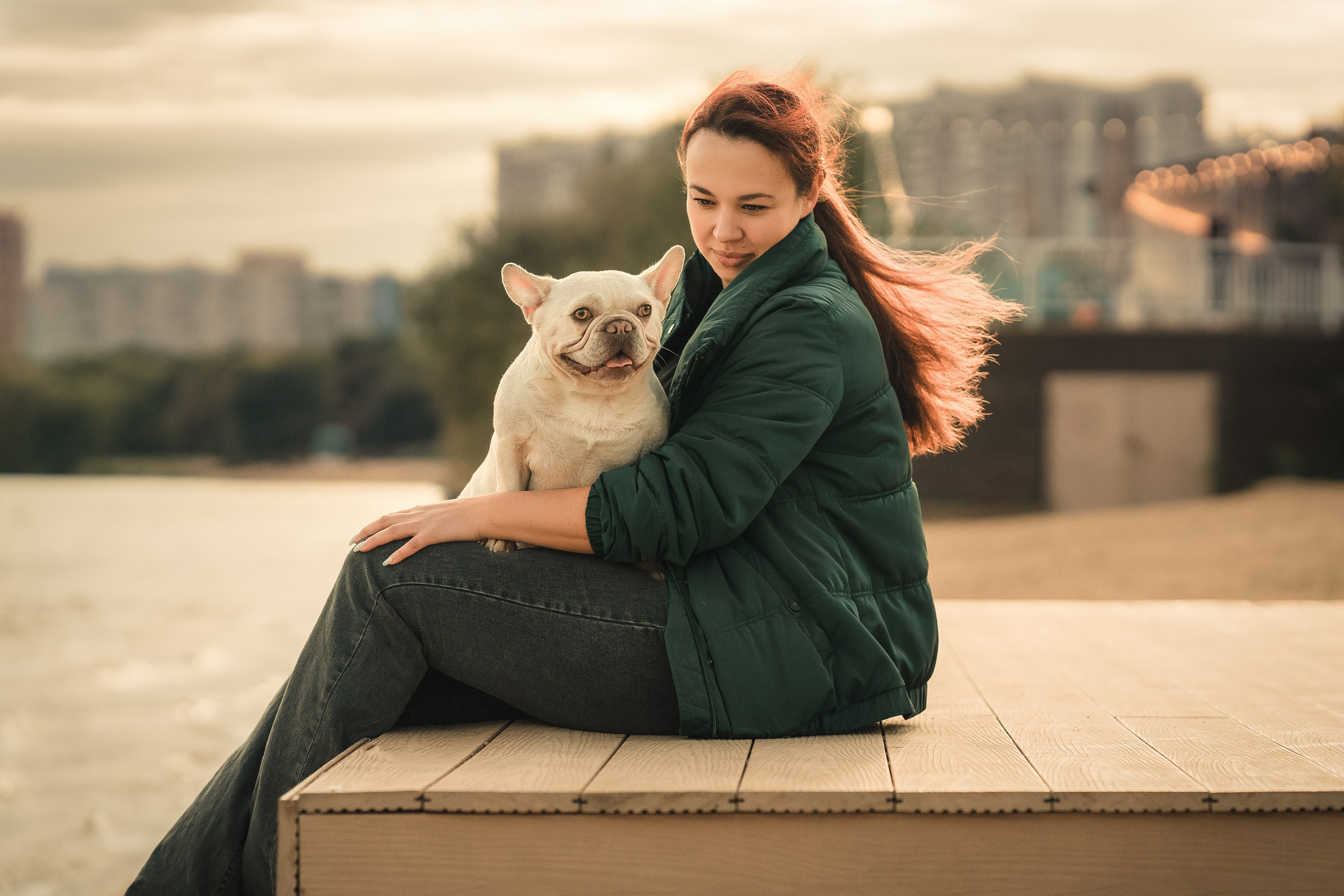 Фотосессия французский бульдог