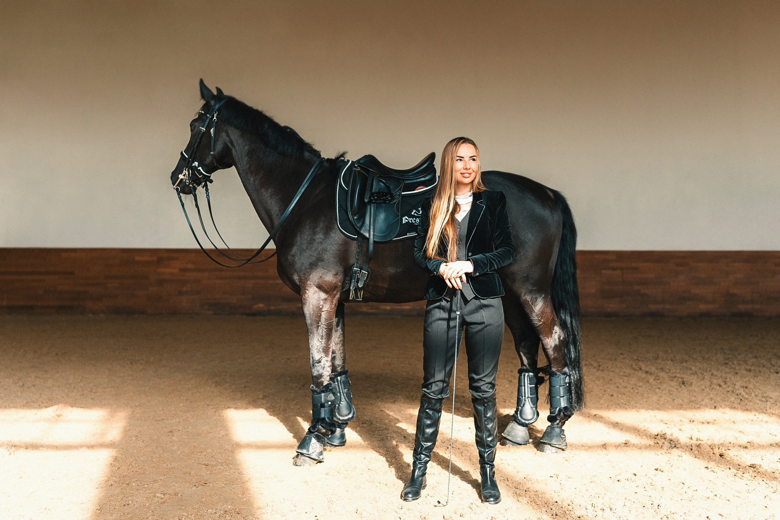 Съёмки с лошадьми