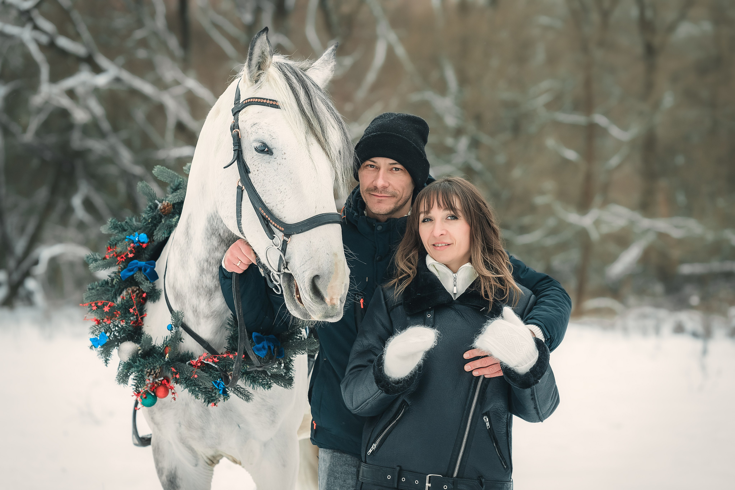 Съёмки с лошадьми