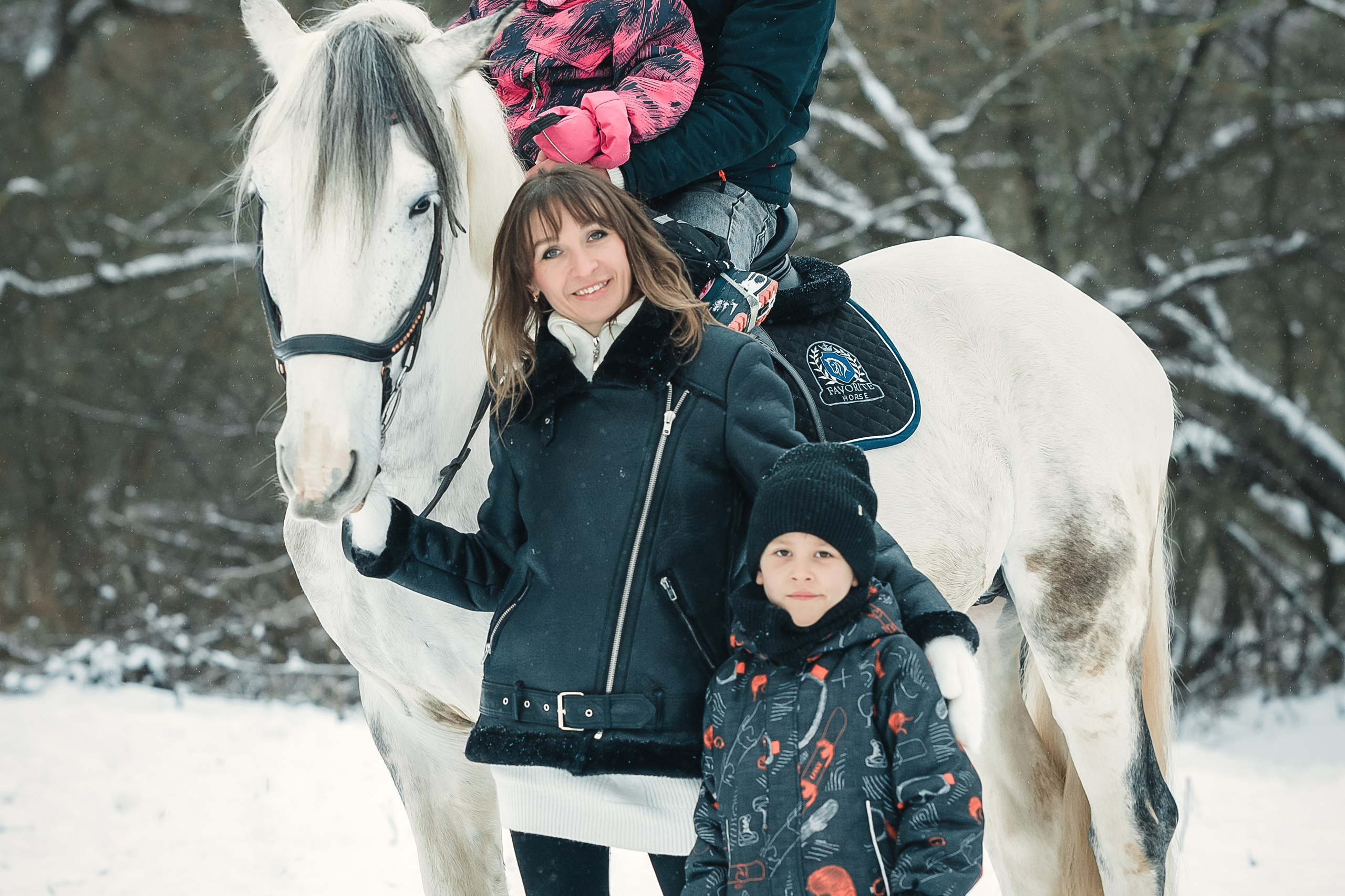 Съёмки с лошадьми