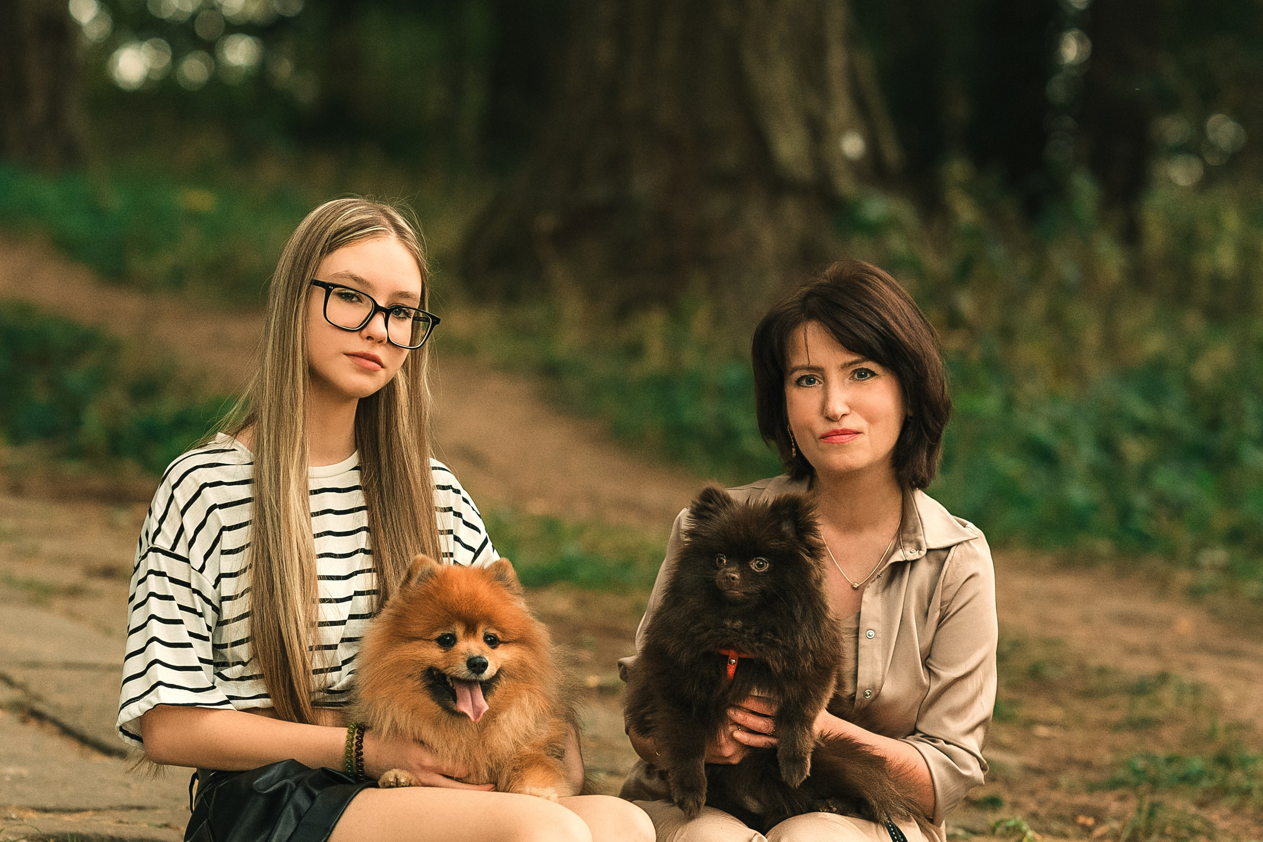 Людмила, Ника и шпицульки