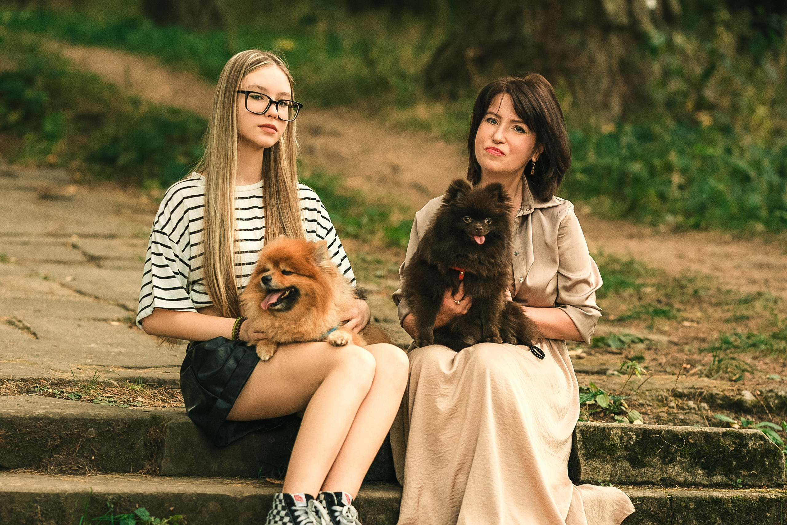 Людмила, Ника и шпицульки