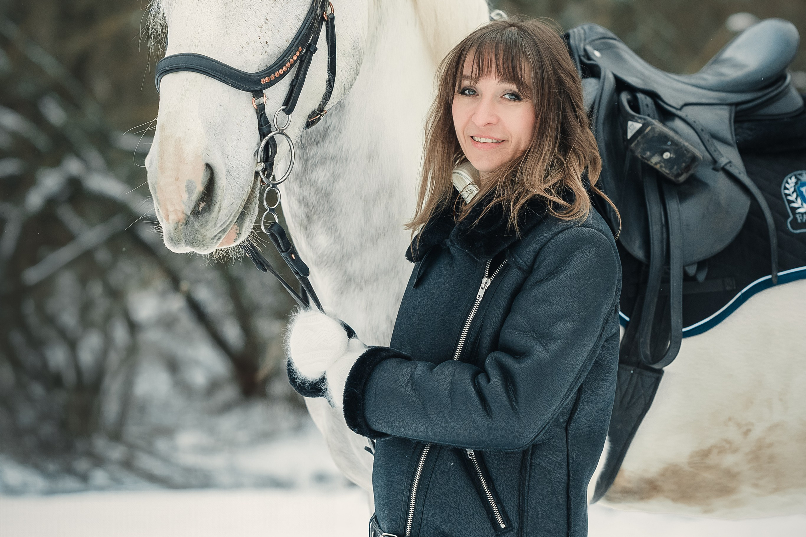 Съёмки с лошадьми