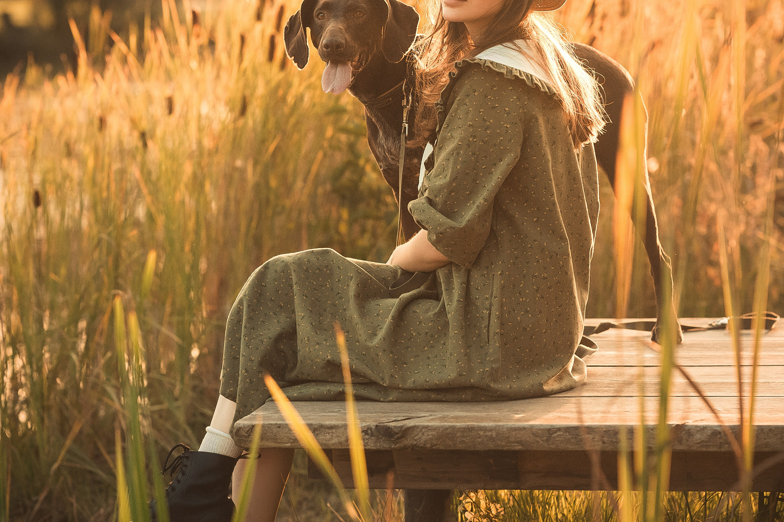 Фотосессия с собакой в парке