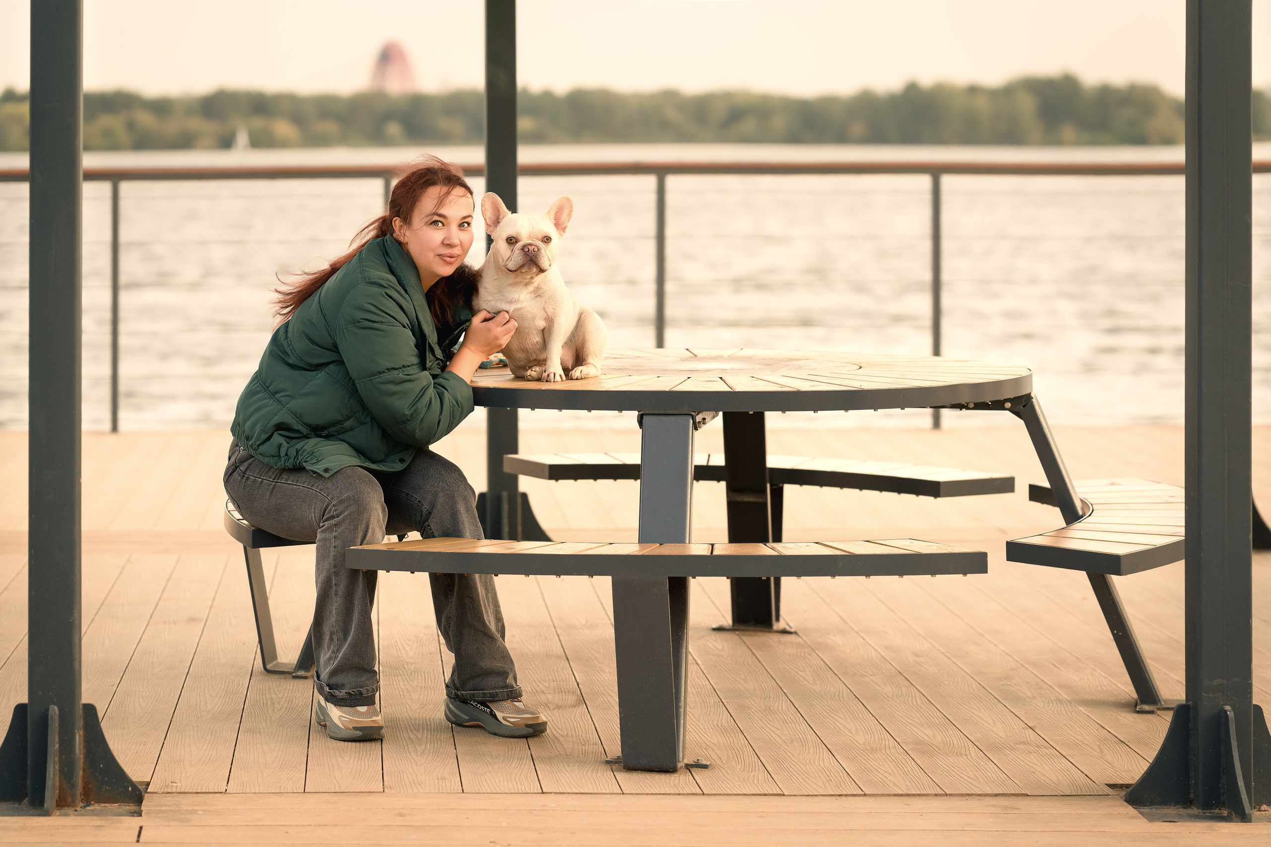 Фотосессия в парке Строгино с собакой