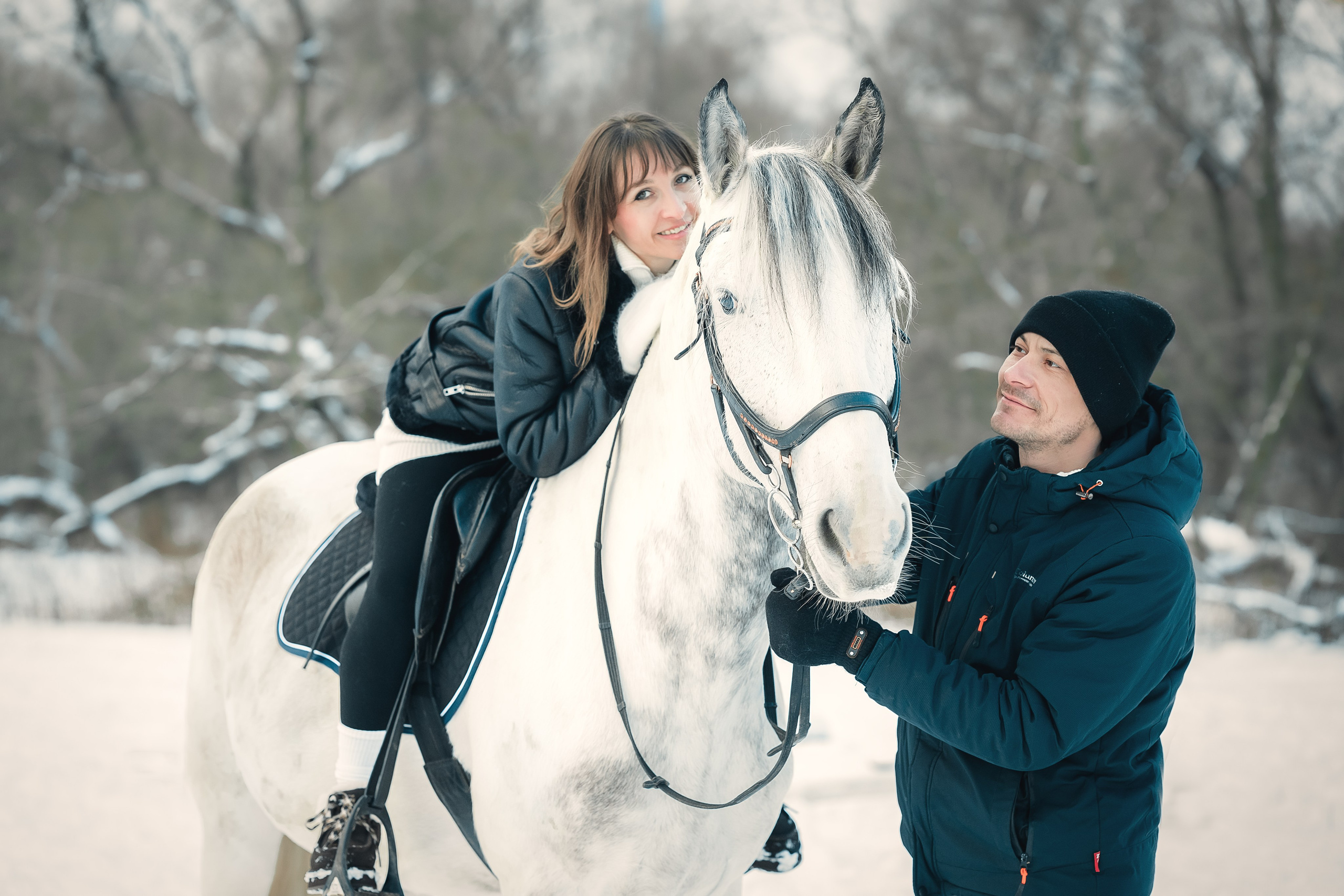 Съёмки с лошадьми