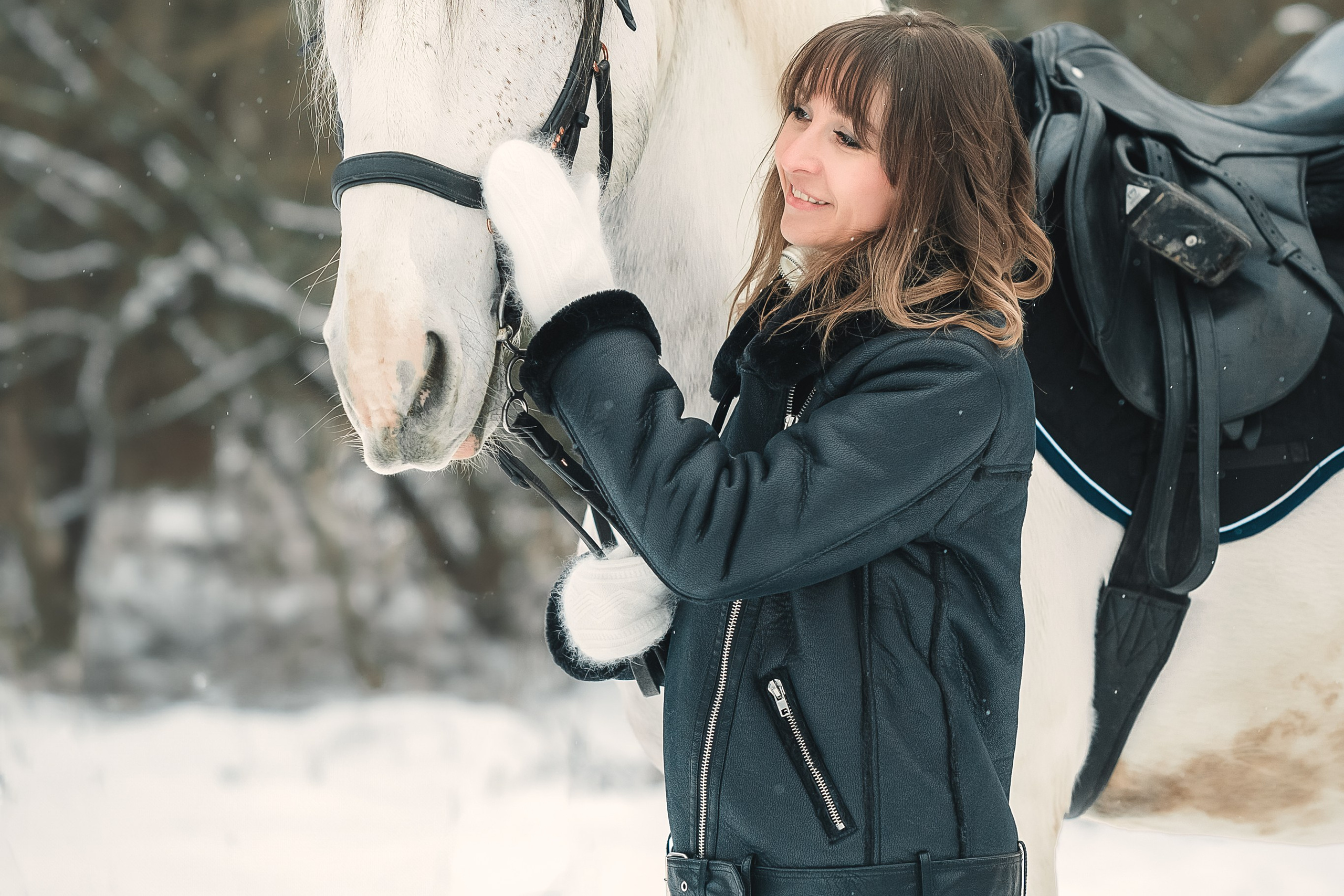 Съёмки с лошадьми