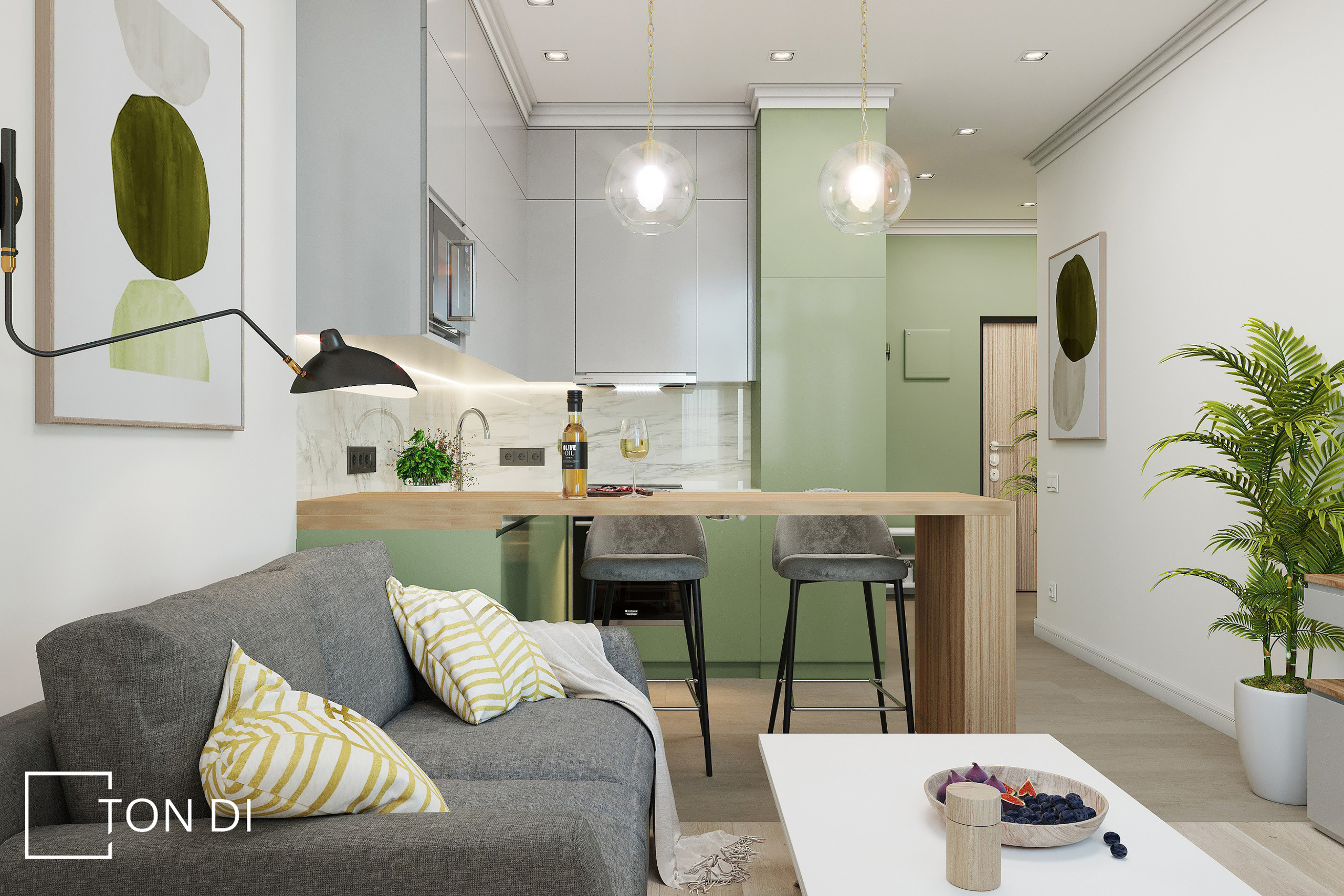 Дизайн-проект квартиры ЖК Жемчужный каскад