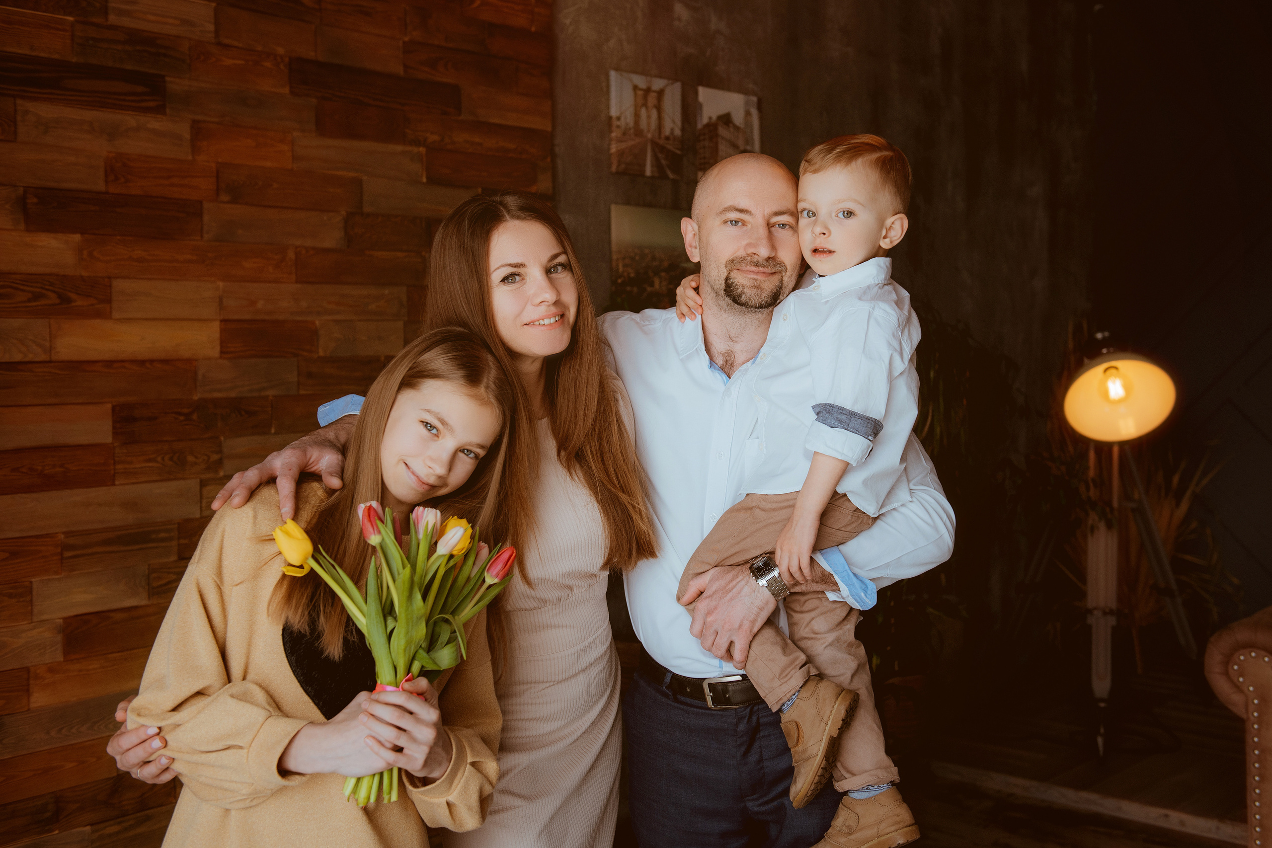 Оля и ее семья