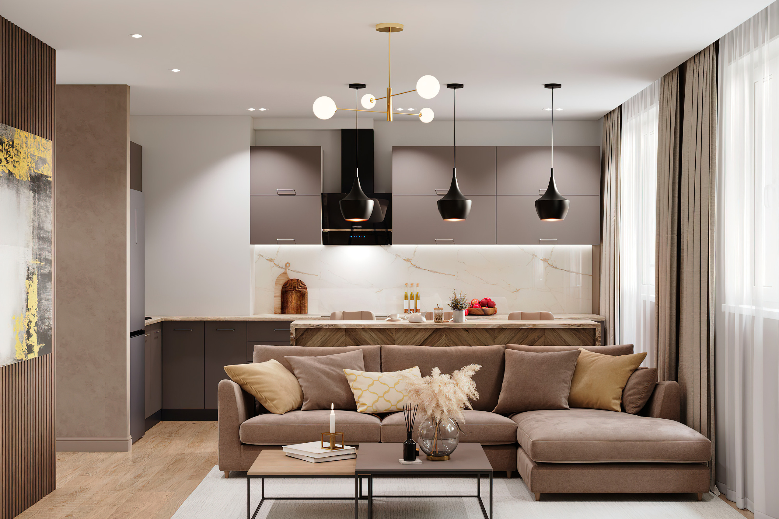 «Шоколадная» квартира