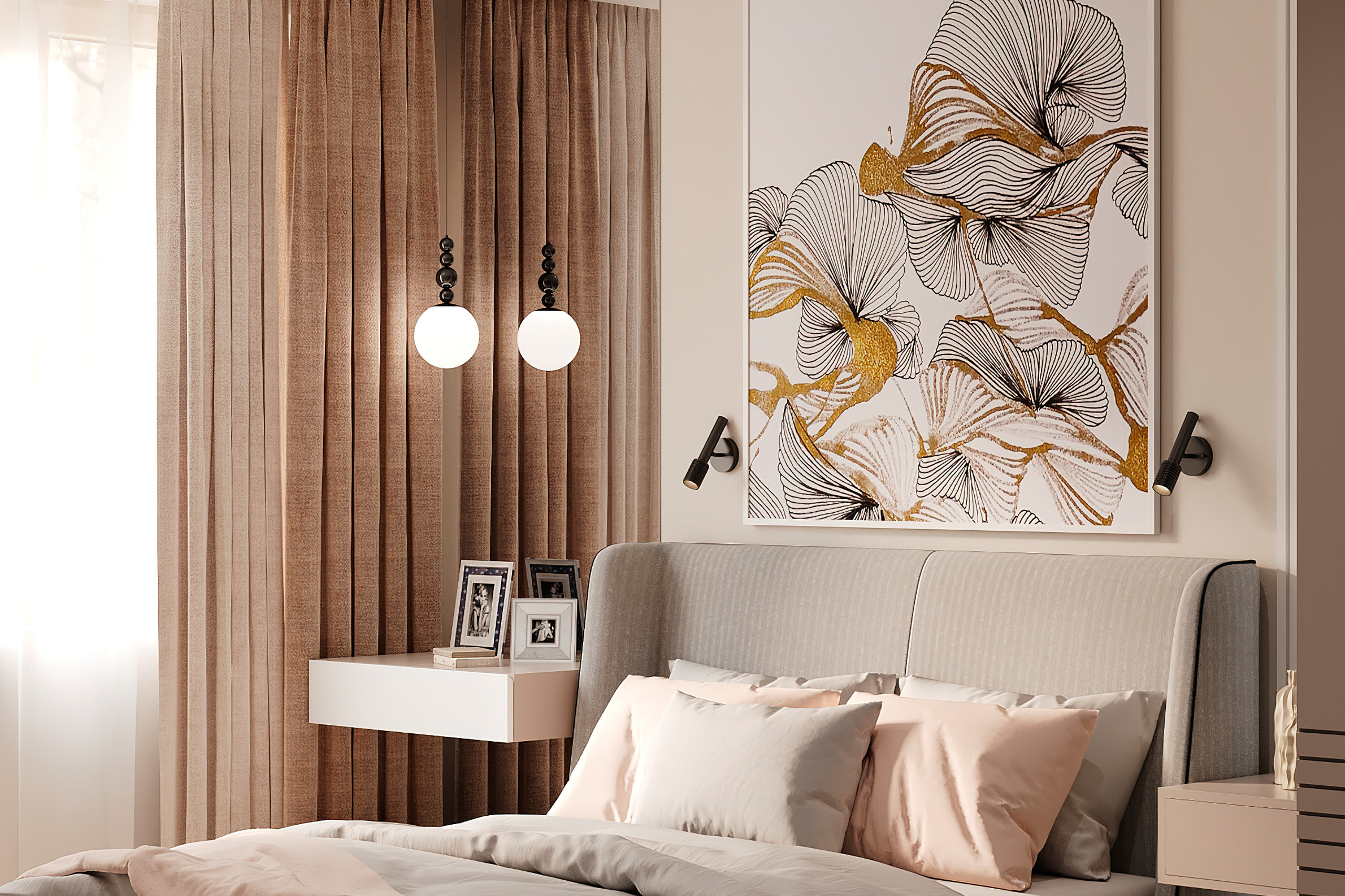 Стильная спальня