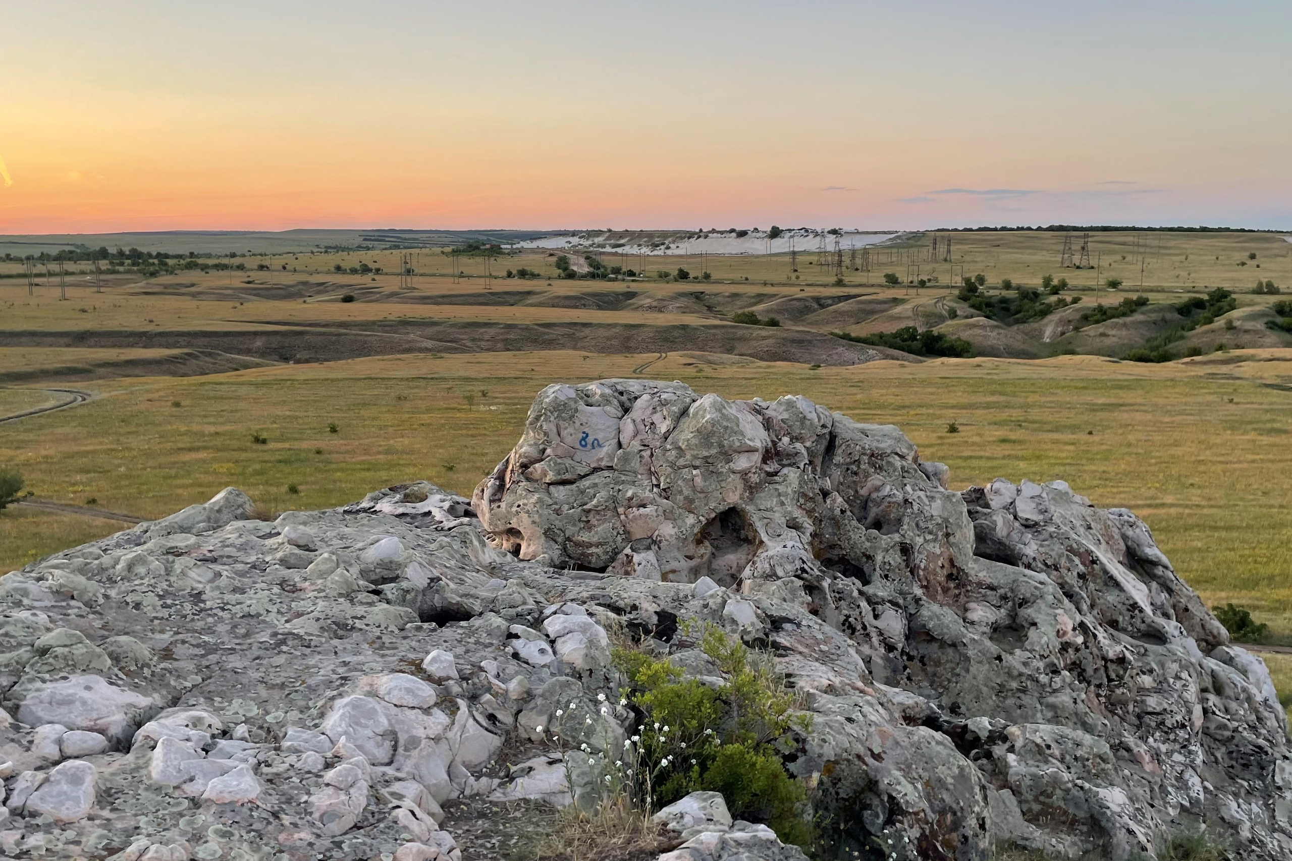 11 955 Скалы. Степь