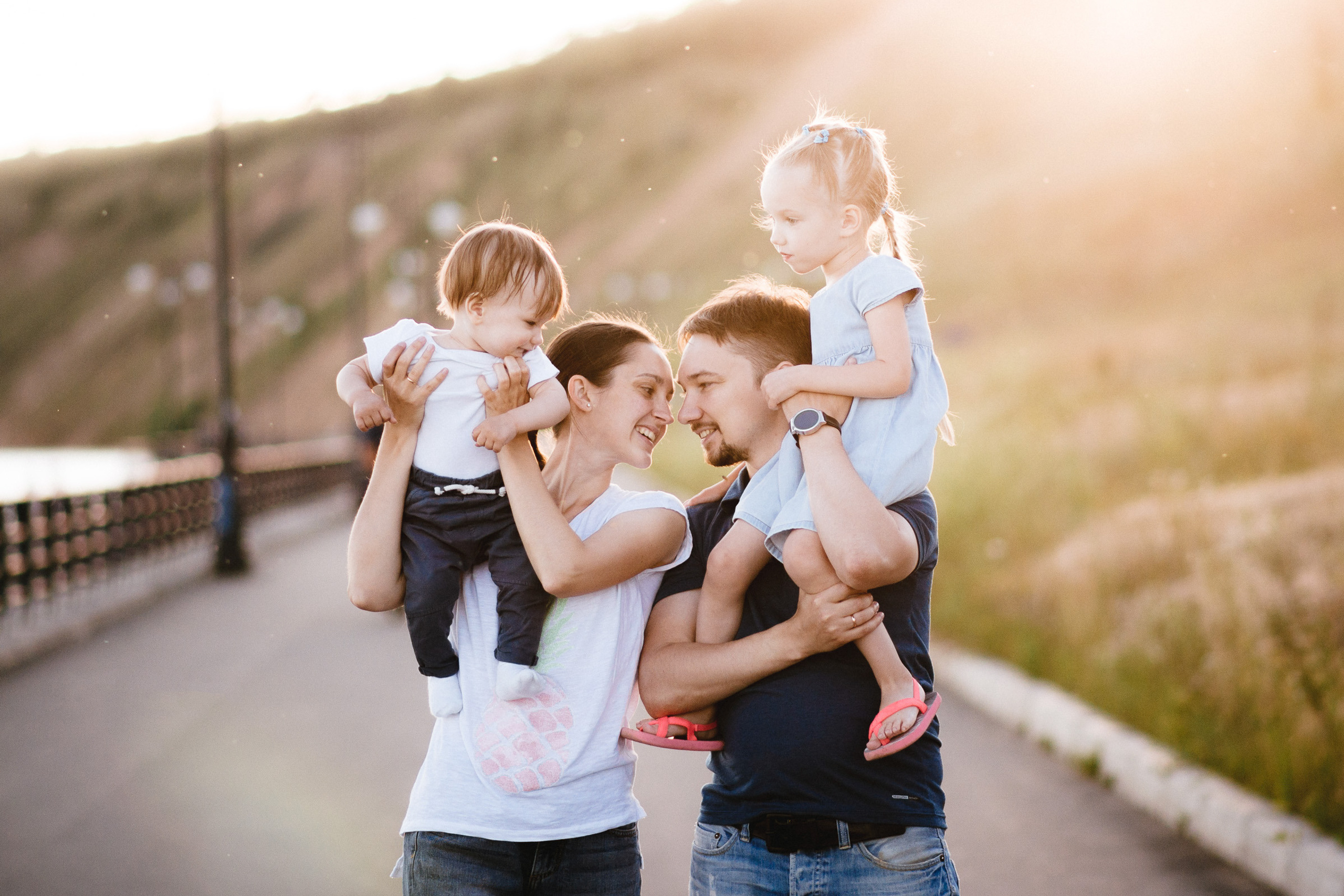 Катя, Рома, Миша и Даша