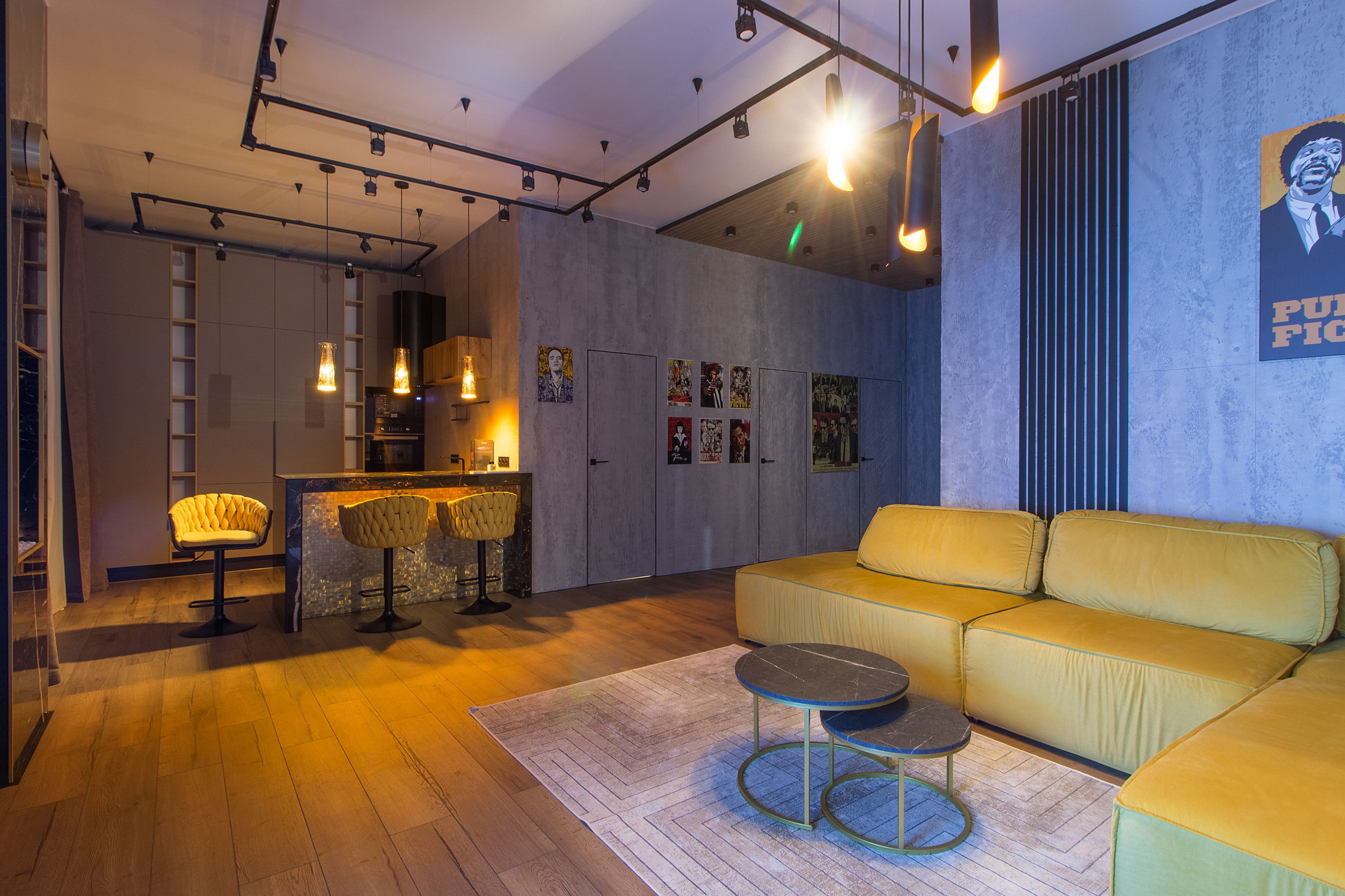 Дом в стиле Тарантино. Агентская интерьерная фотосъемка