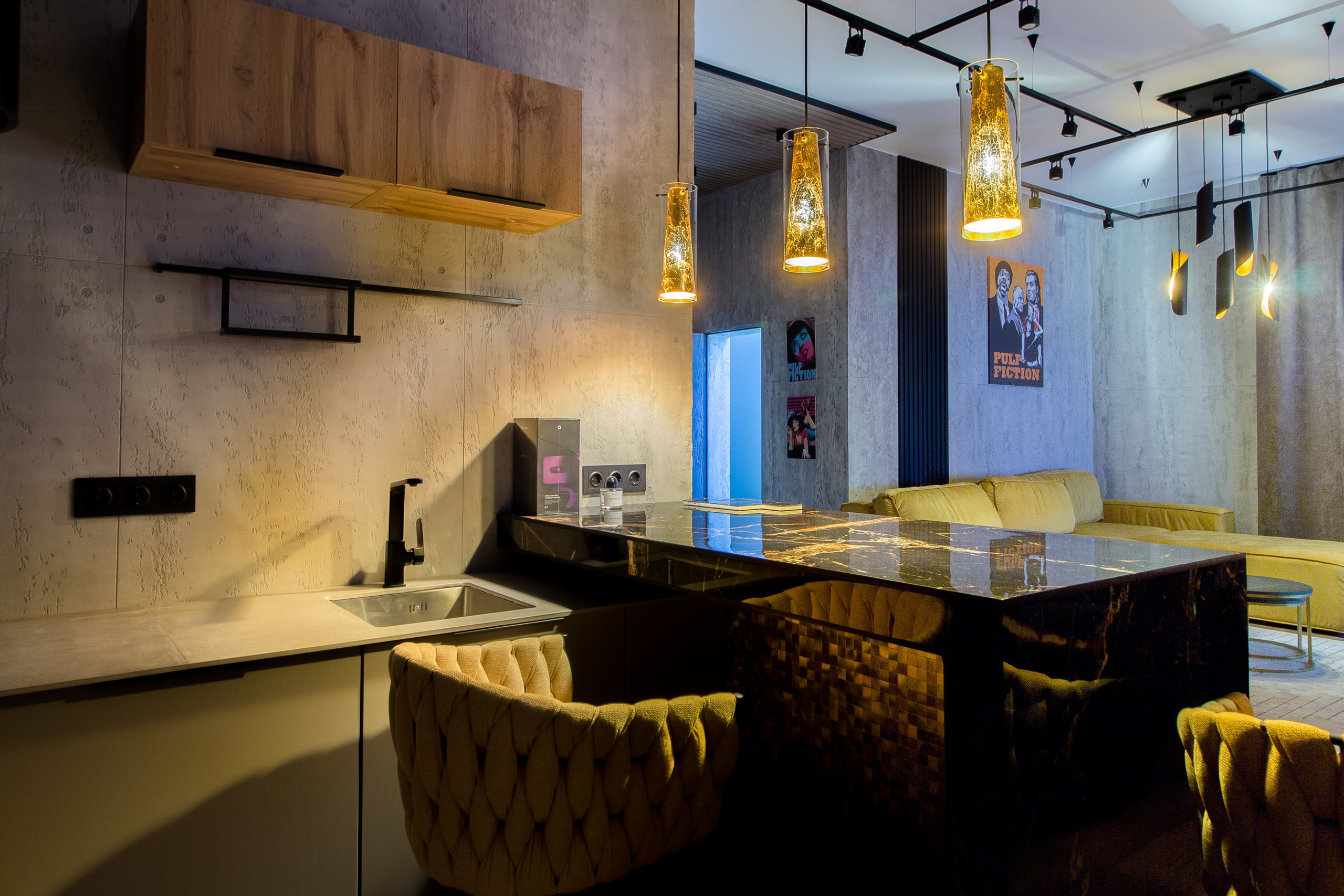 Дом в стиле Тарантино. Агентская интерьерная фотосъемка