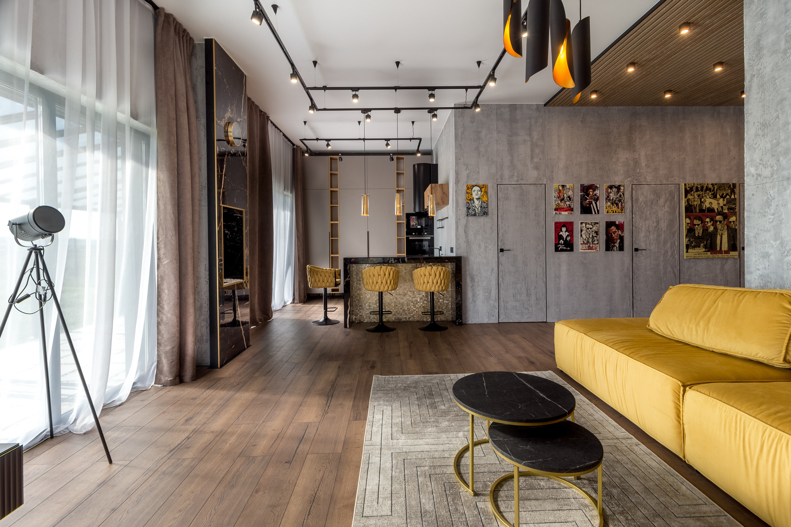 Дом в стиле Тарантино. Агентская интерьерная фотосъемка