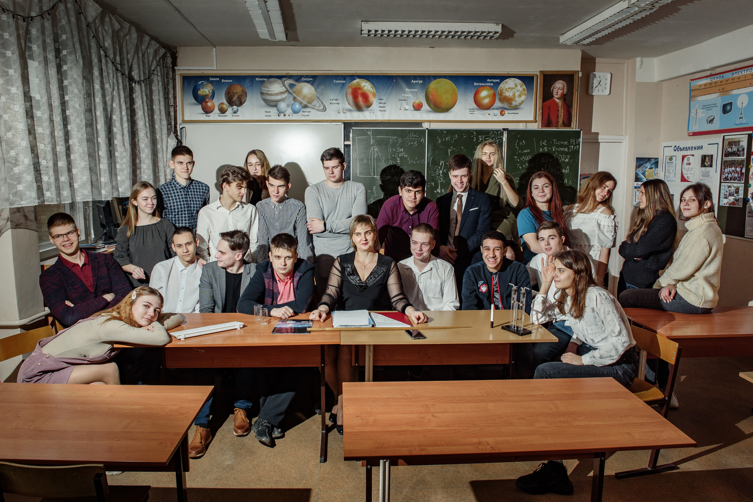 34 школа, выпускной 11а класс