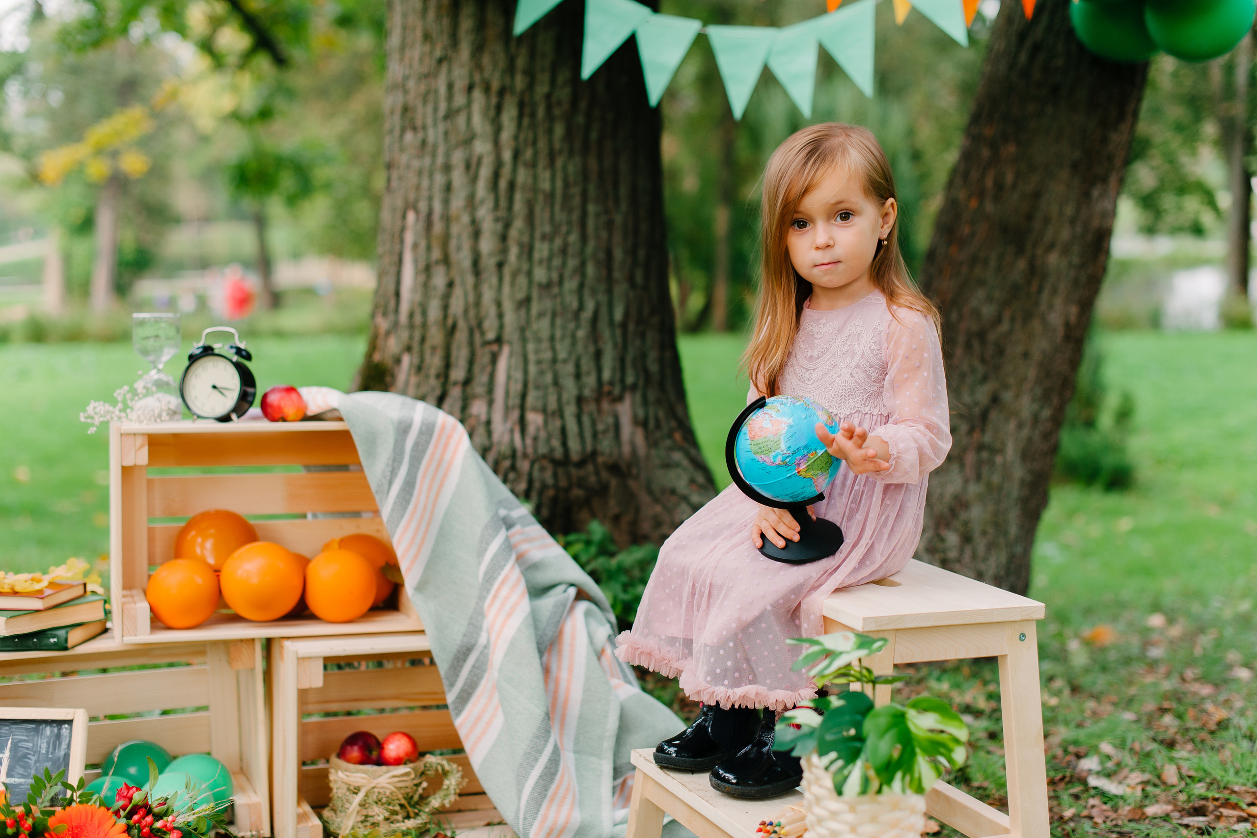 Фотосессия со школьной фотозоной