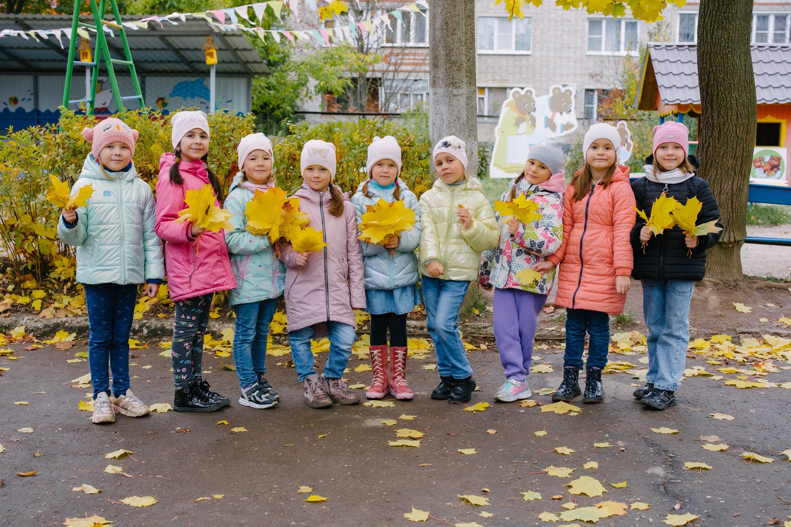 прогулка осенняя/весенняя детский сад