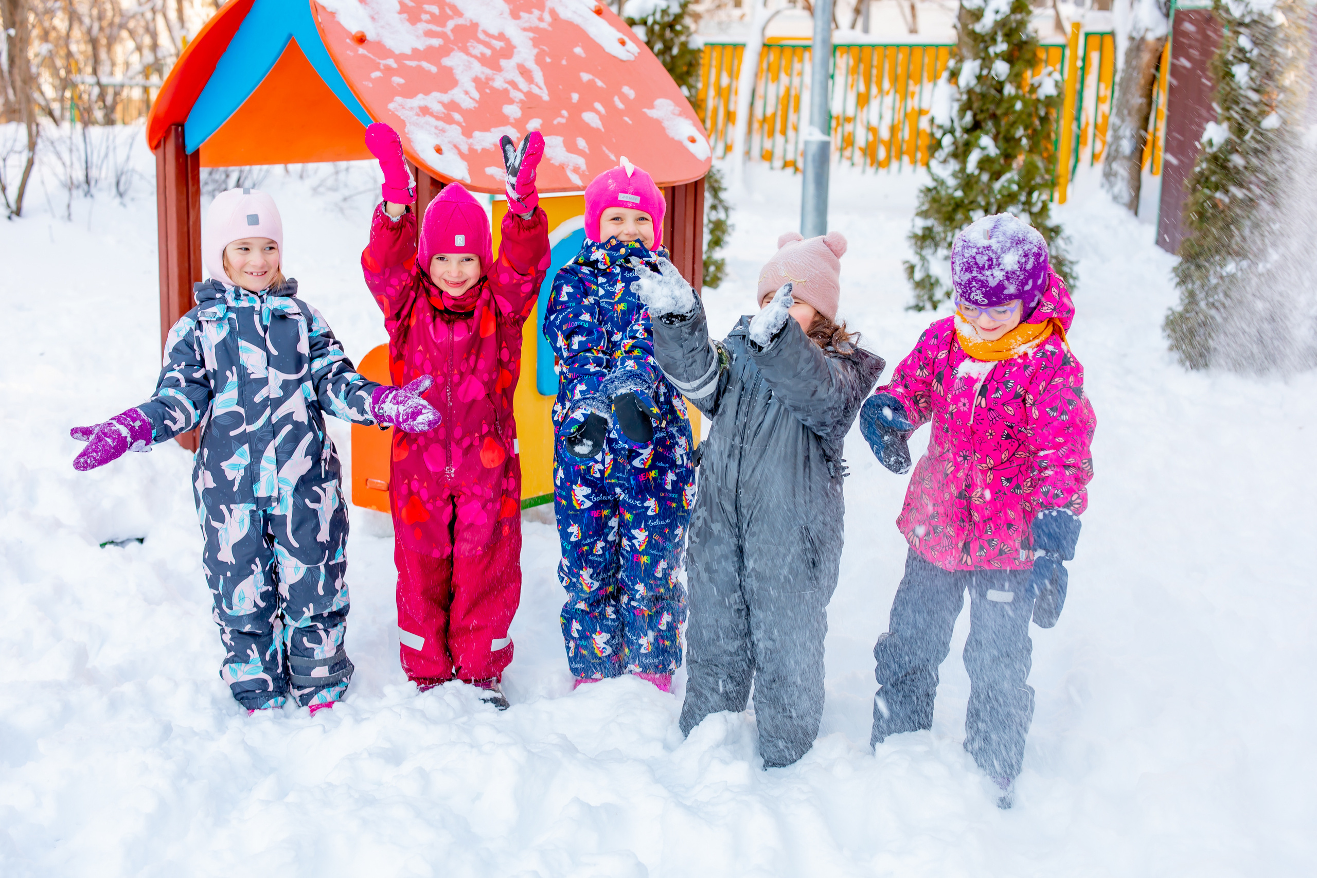 прогулка зимняя детский сад