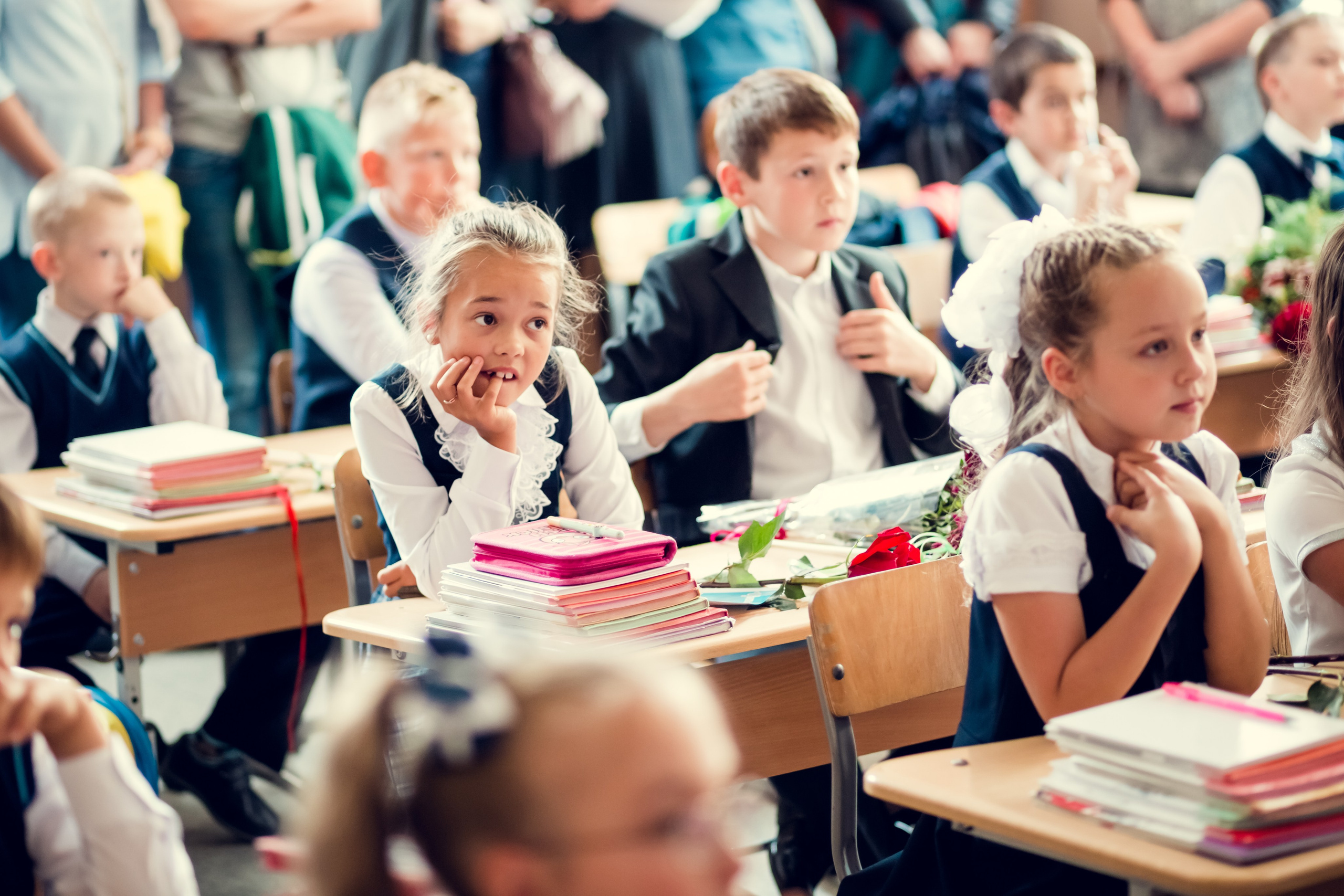 А что там в школе?