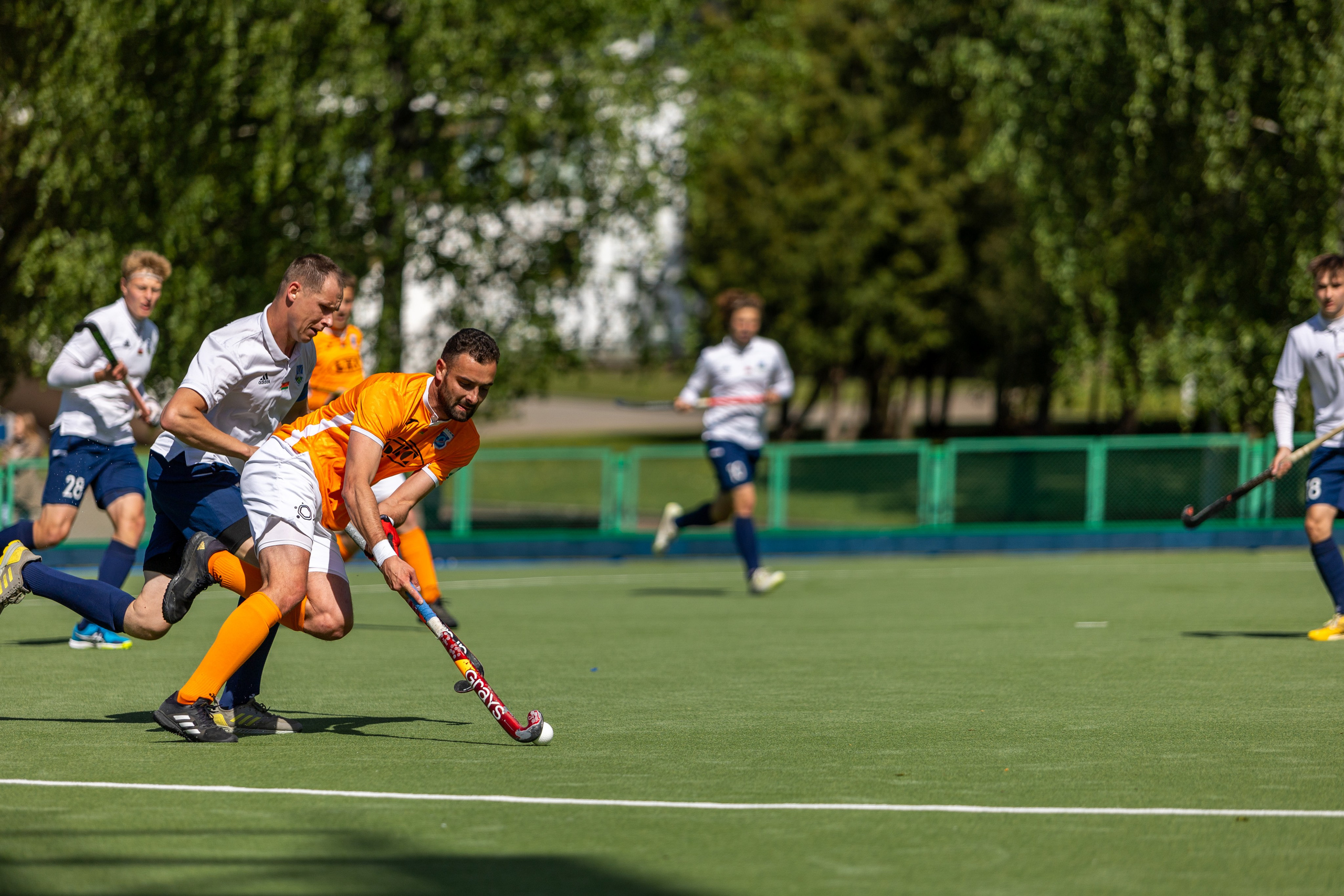 Хоккей на траве. ХК Минск — СК Строитель 12.05.2024. Профессиональный интерьерный и репортажный фотограф Минск и РБ. Максим Орлов